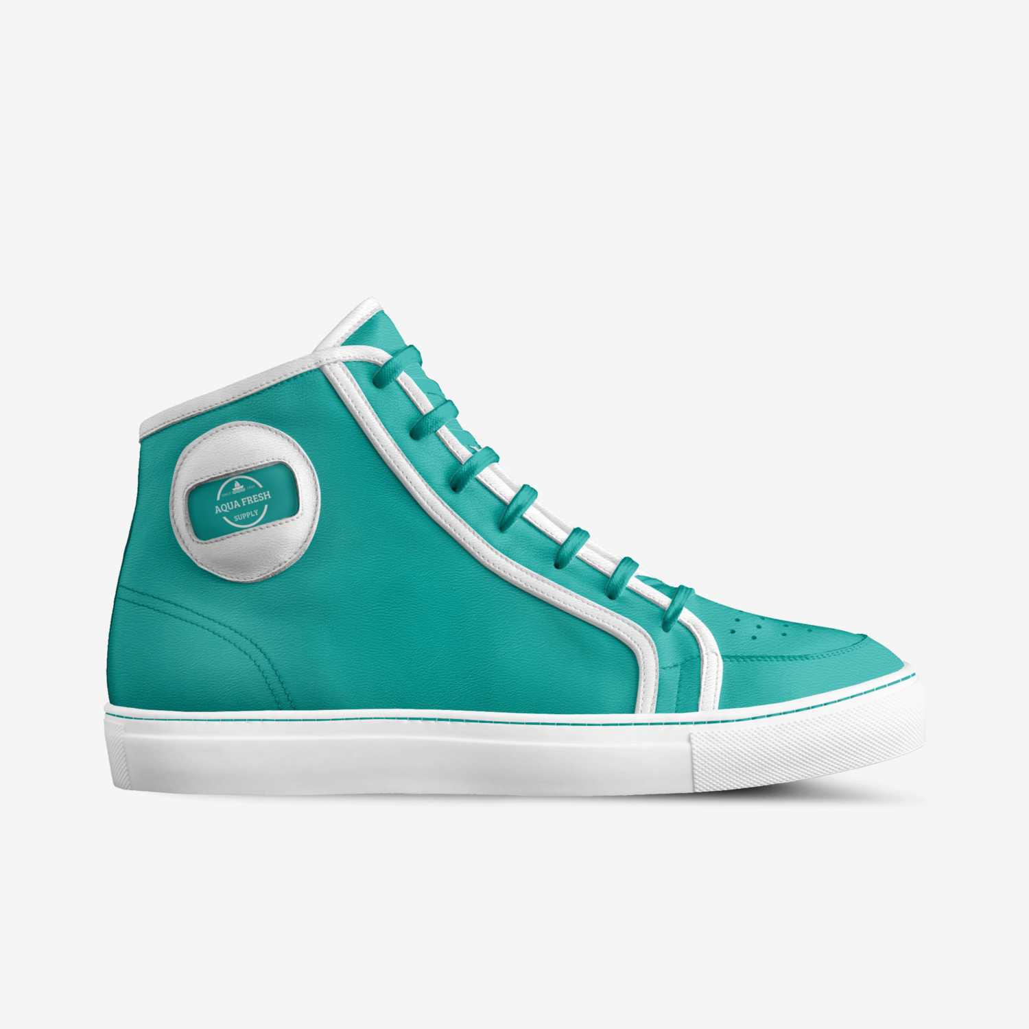AQUA FRESH custom made in Italy shoes by Tylon Mearidy | Side view