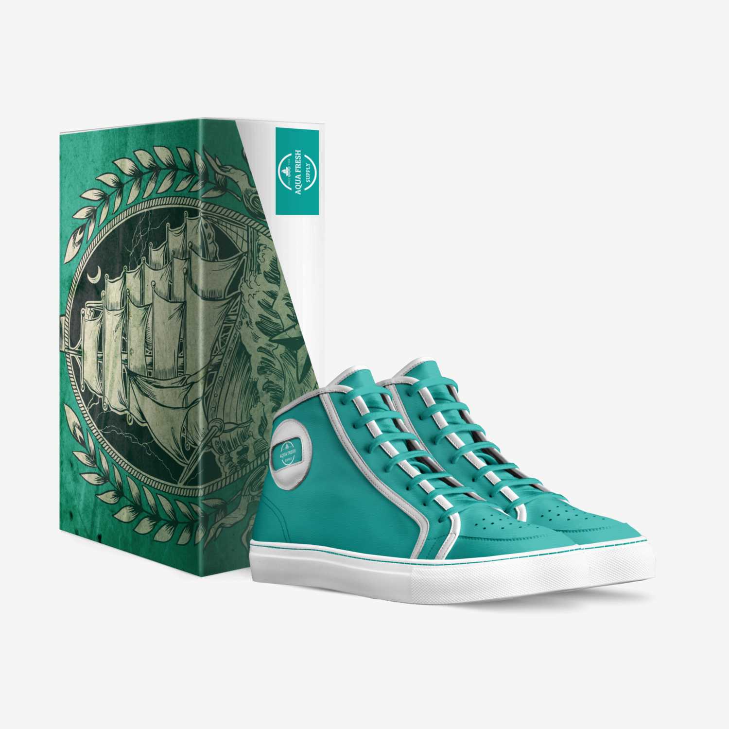 AQUA FRESH custom made in Italy shoes by Tylon Mearidy | Box view