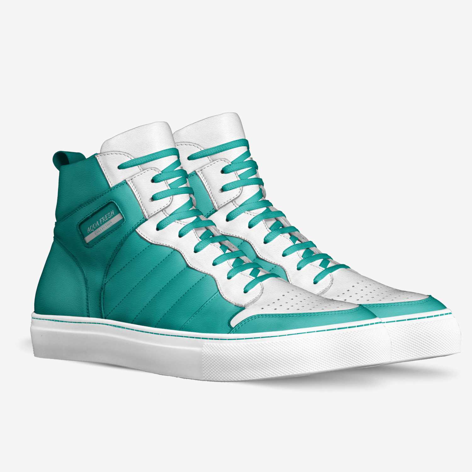 AQUA FRESH custom made in Italy shoes by Tylon Mearidy | Double view