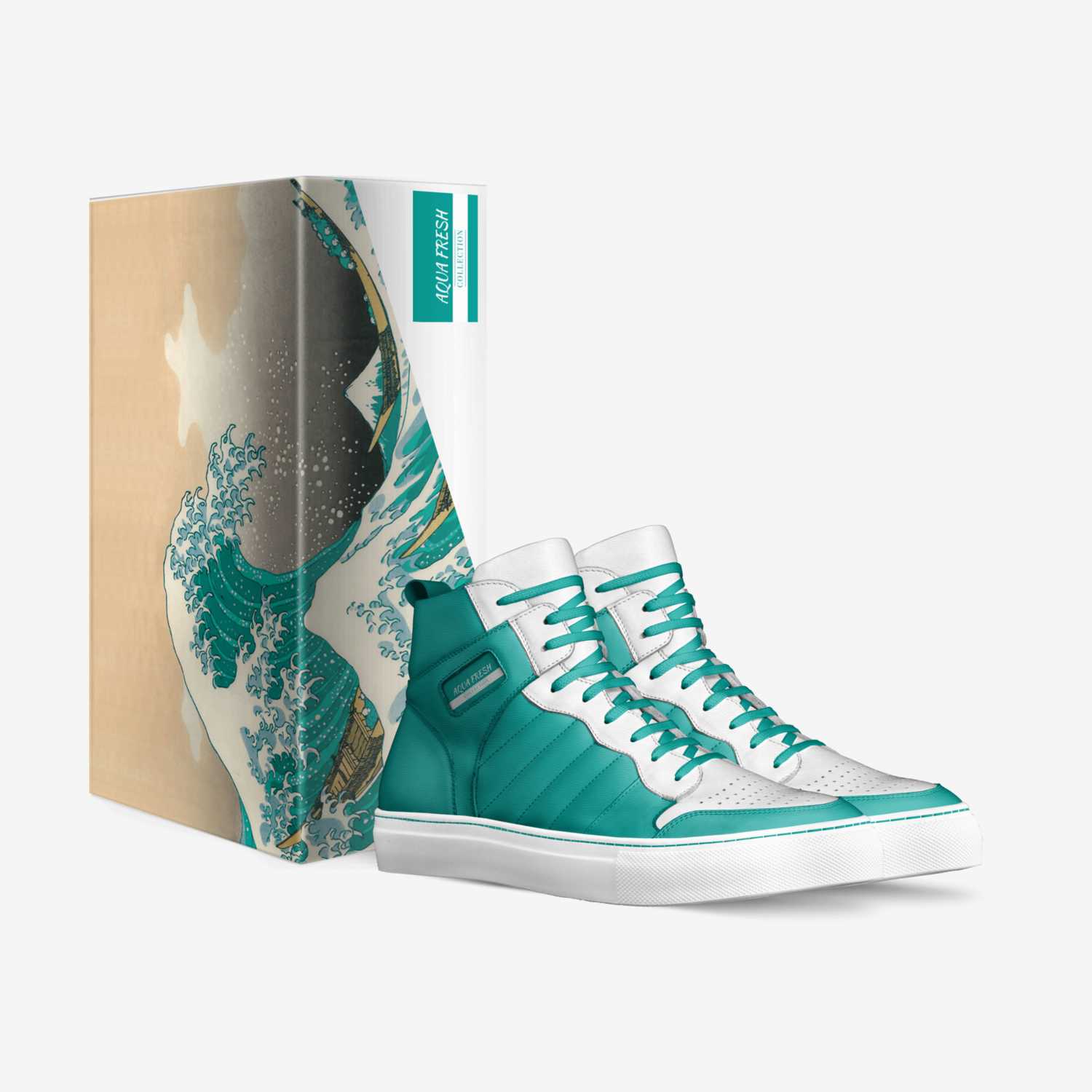AQUA FRESH custom made in Italy shoes by Tylon Mearidy | Box view