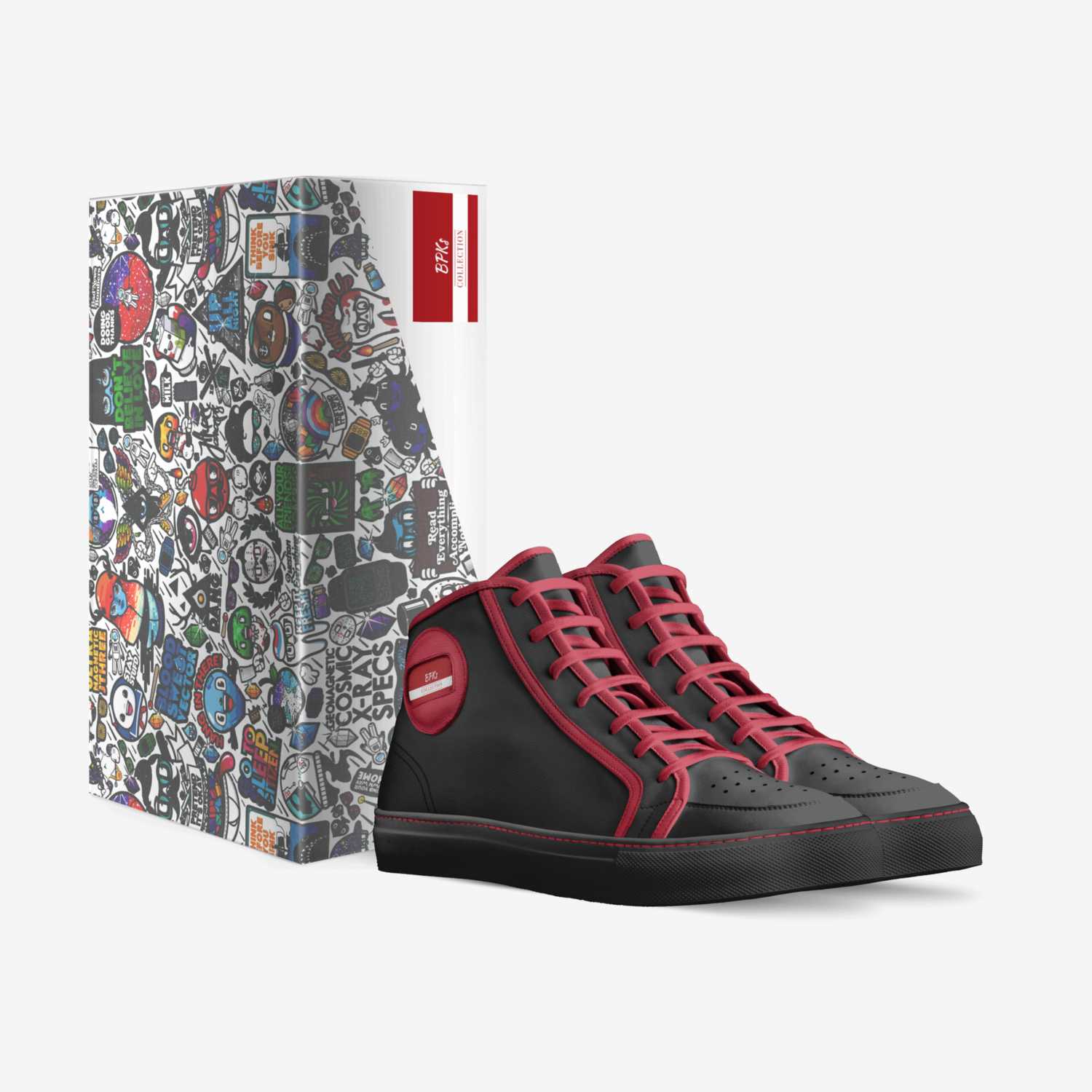 Steppers custom made in Italy shoes by Fadelle Roberts | Box view