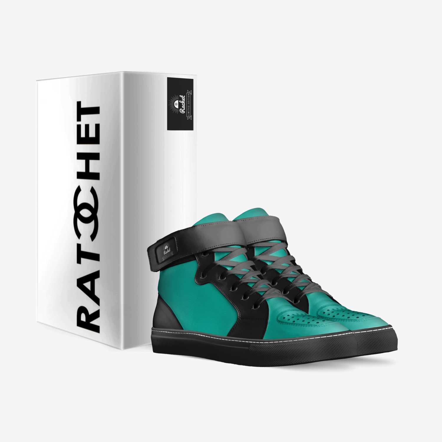 Rachet custom made in Italy shoes by Sanchez | Box view