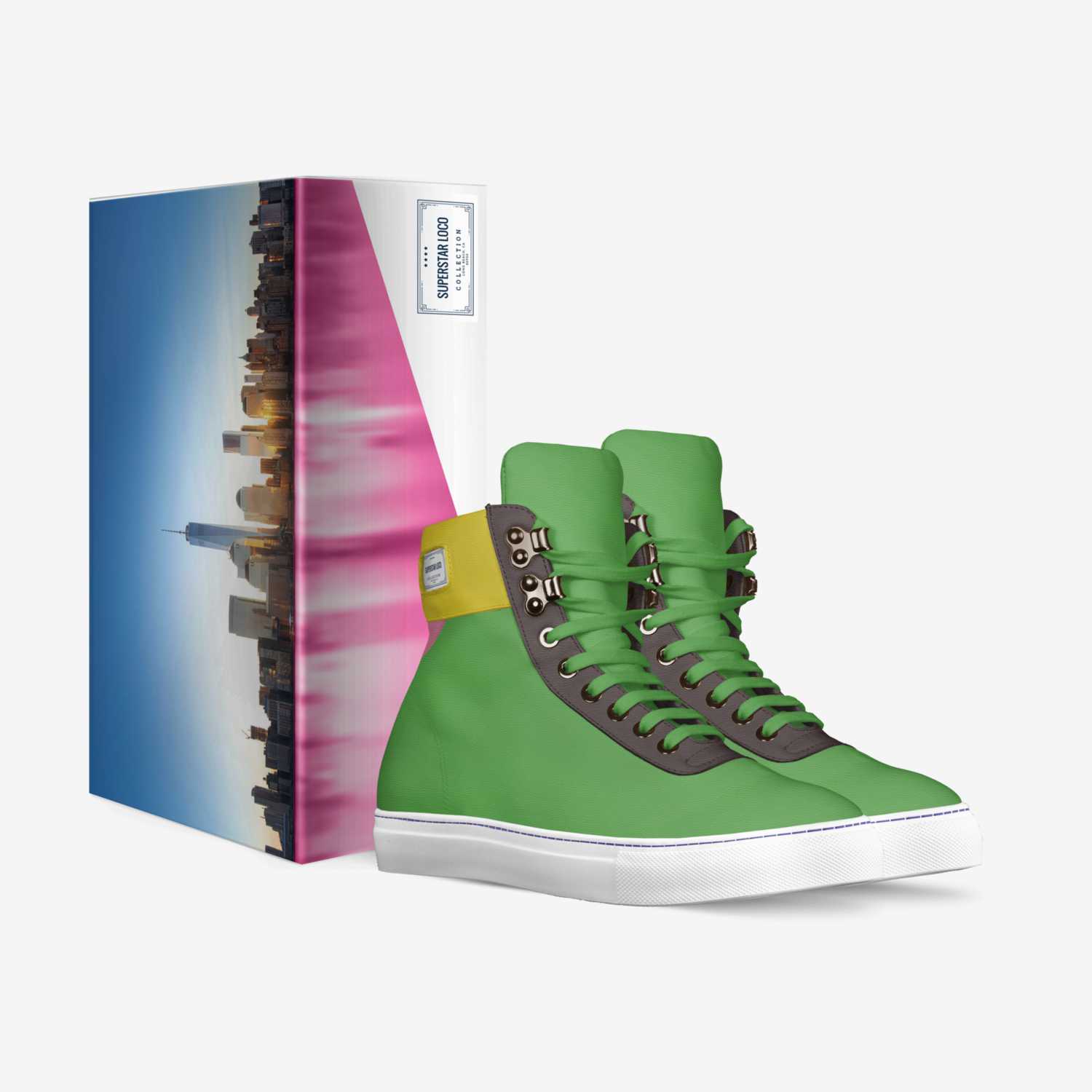 Superstar LOCO custom made in Italy shoes by Samuel Shipway | Box view