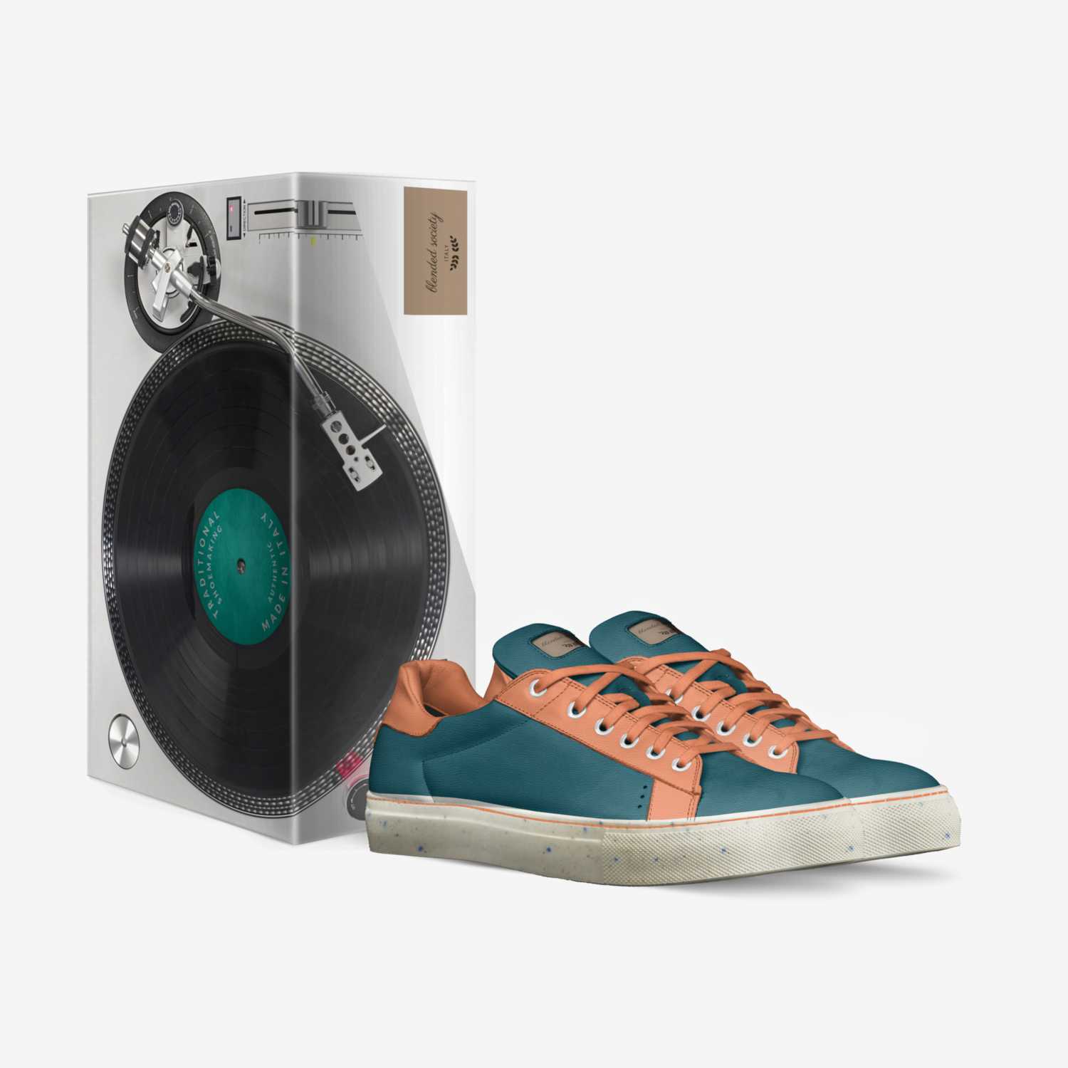 blended society custom made in Italy shoes by Chon Smith | Box view
