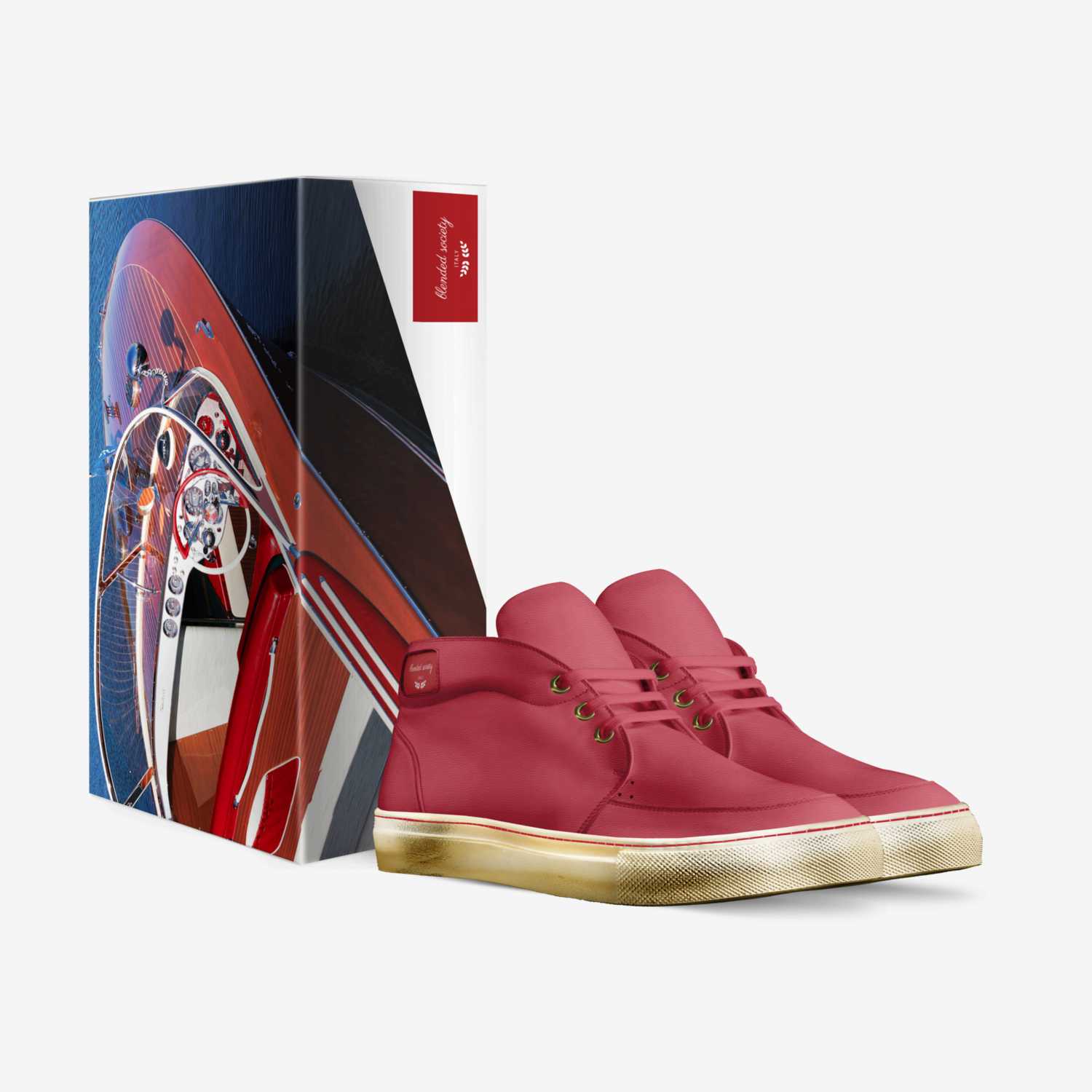 blended society custom made in Italy shoes by Chon Smith | Box view