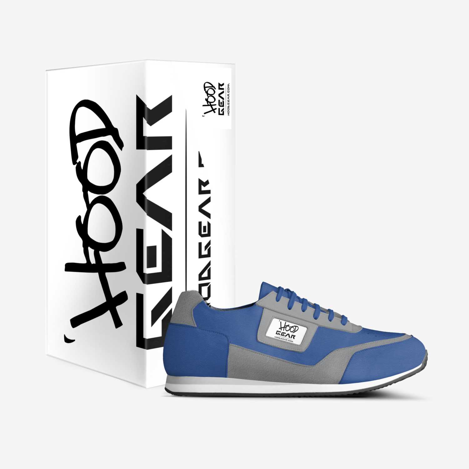 HOODGEAR3 custom made in Italy shoes by Ezeoma Obioha | Box view