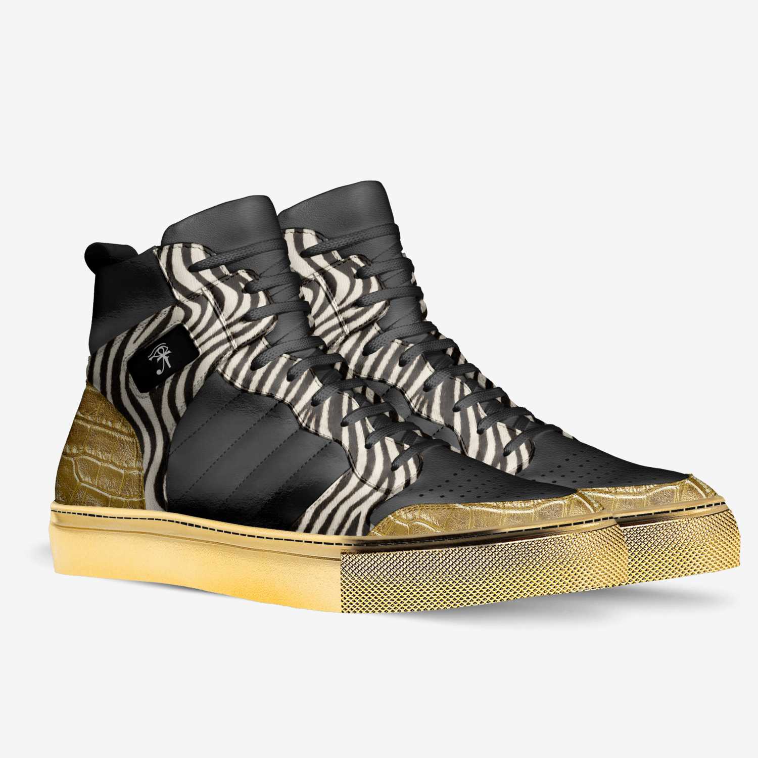 Mansa Musa custom made in Italy shoes by Dnbe Apparel | Double view