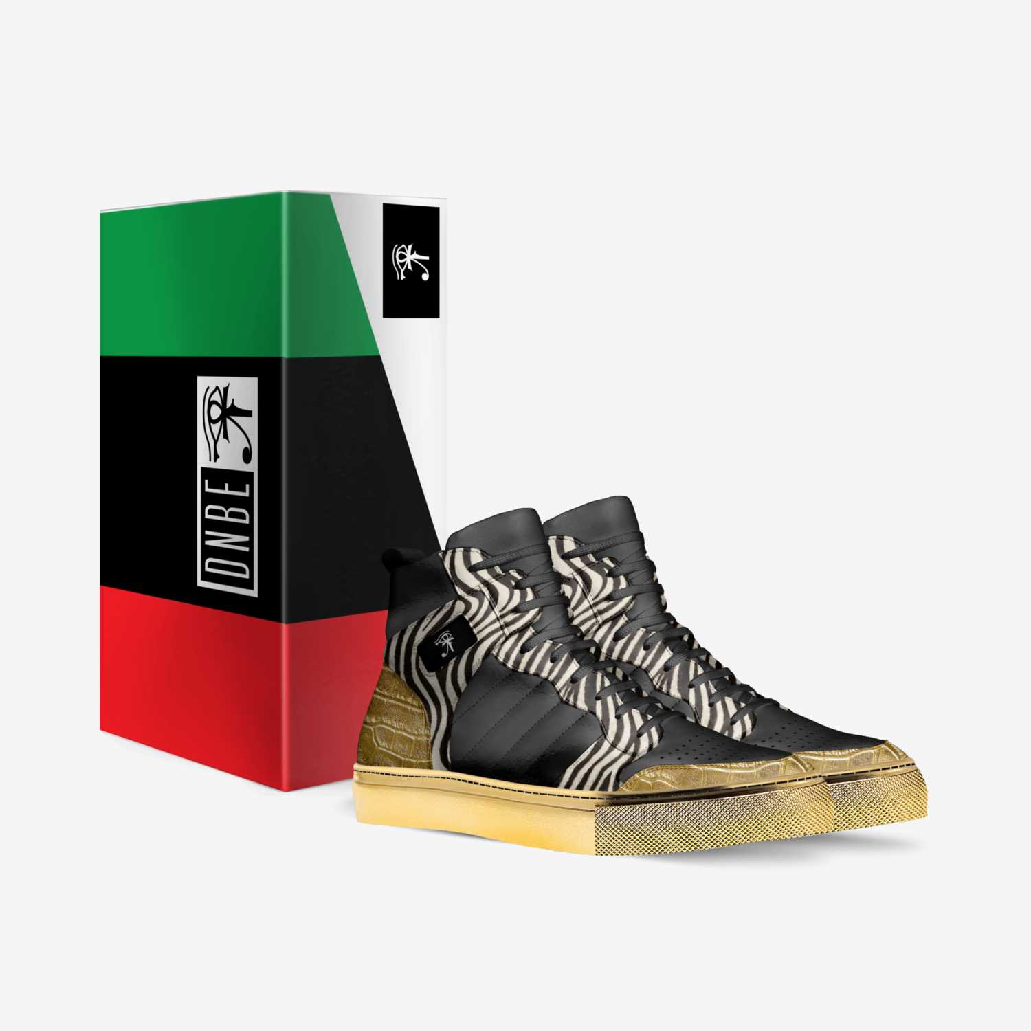 Mansa Musa custom made in Italy shoes by Dnbe Apparel | Box view
