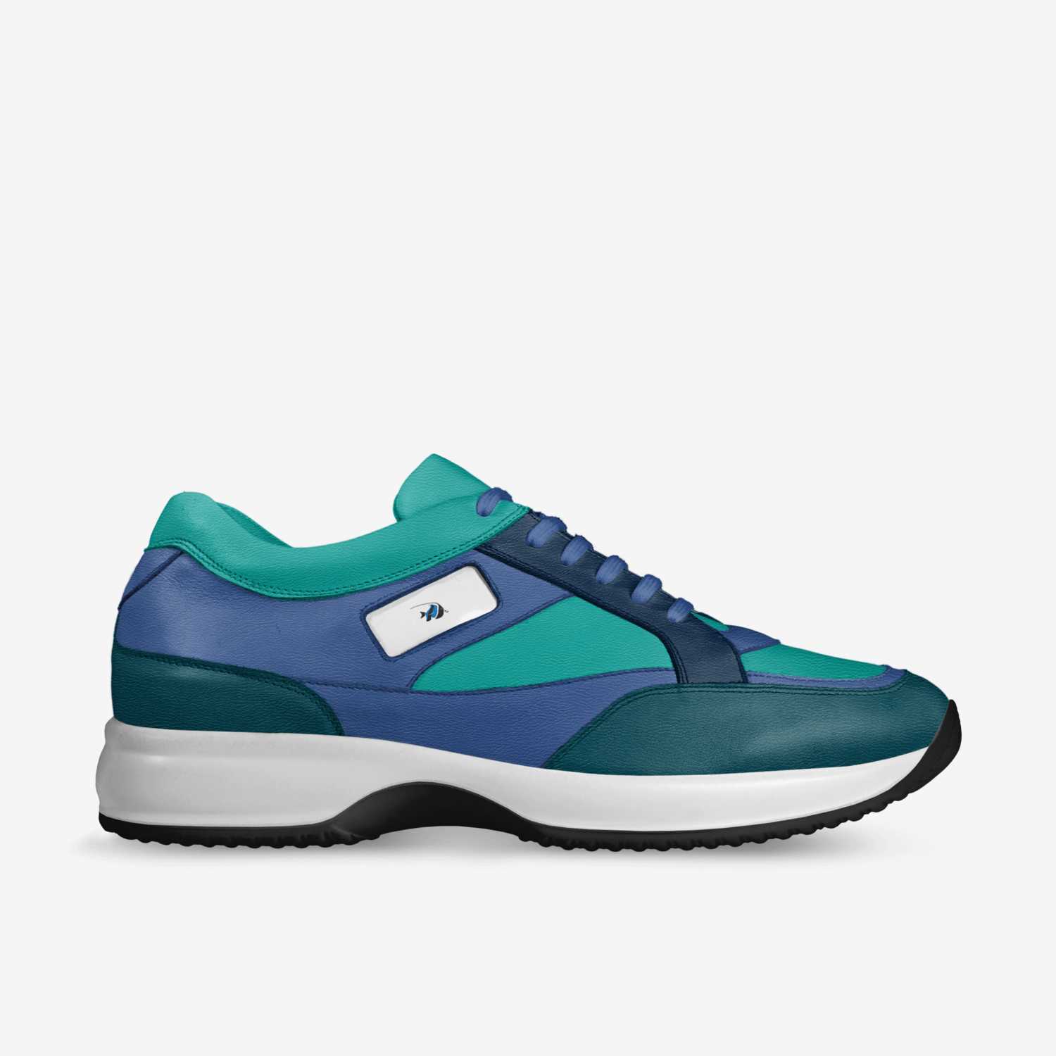 The watery waves custom made in Italy shoes by Sage | Side view