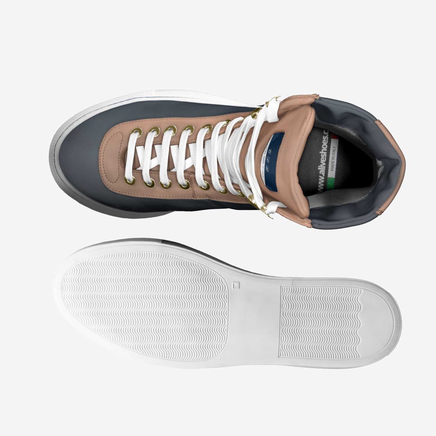 C D B custom made in Italy shoes by Chasing Dat Bag | Top view