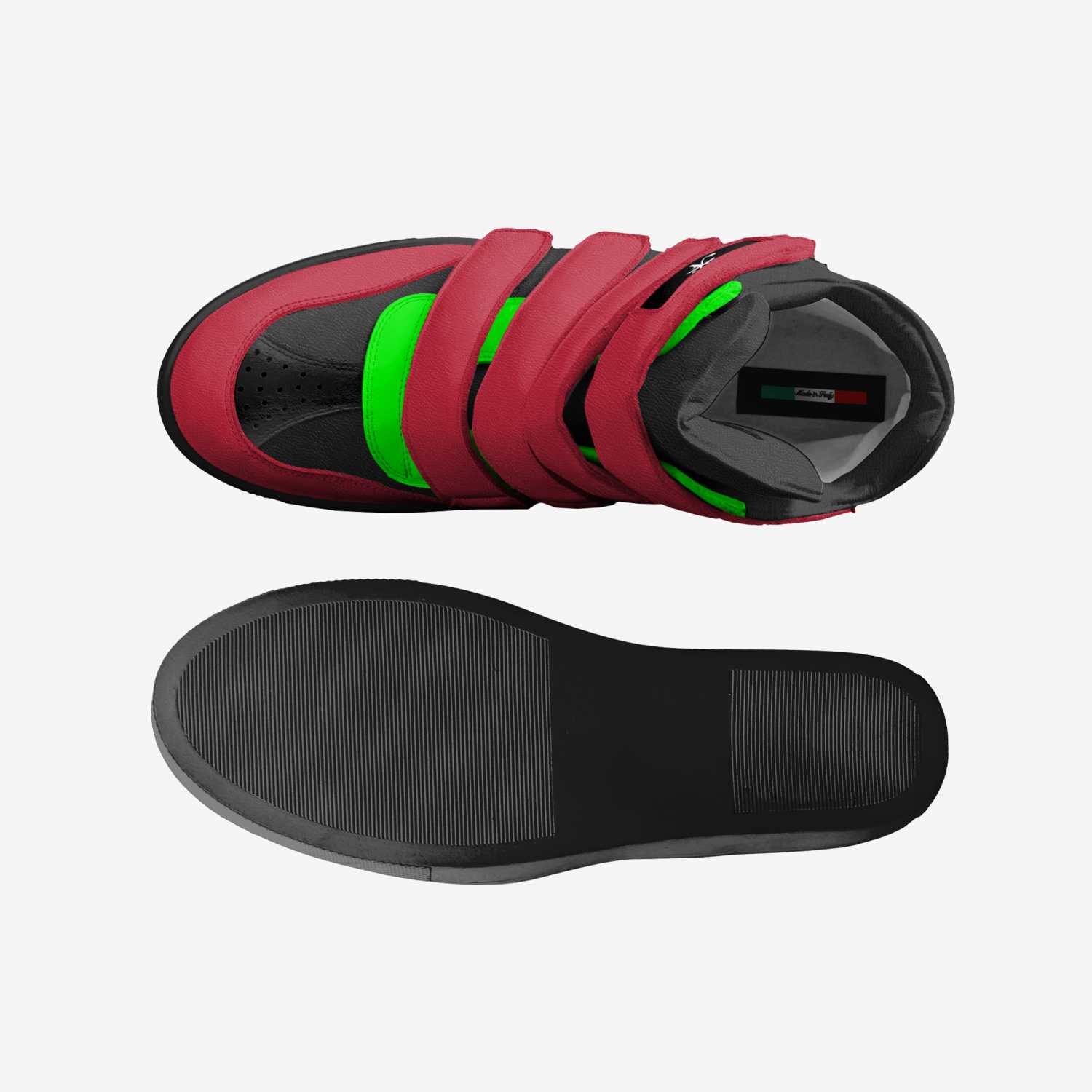 Mrs. Garvey RBG II custom made in Italy shoes by Dnbe Apparel | Top view
