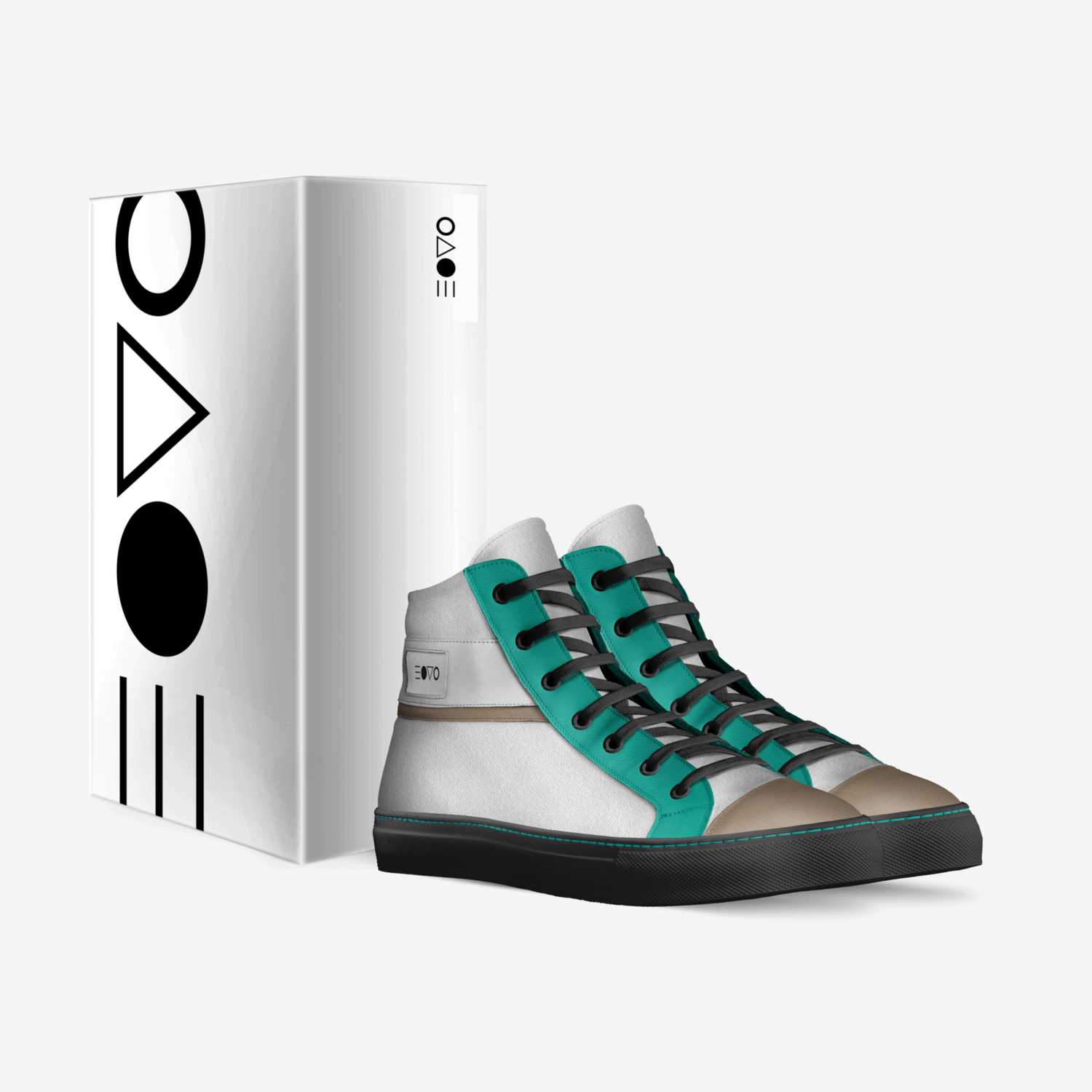 Concrete Jungle custom made in Italy shoes by Jaida Thompson | Box view