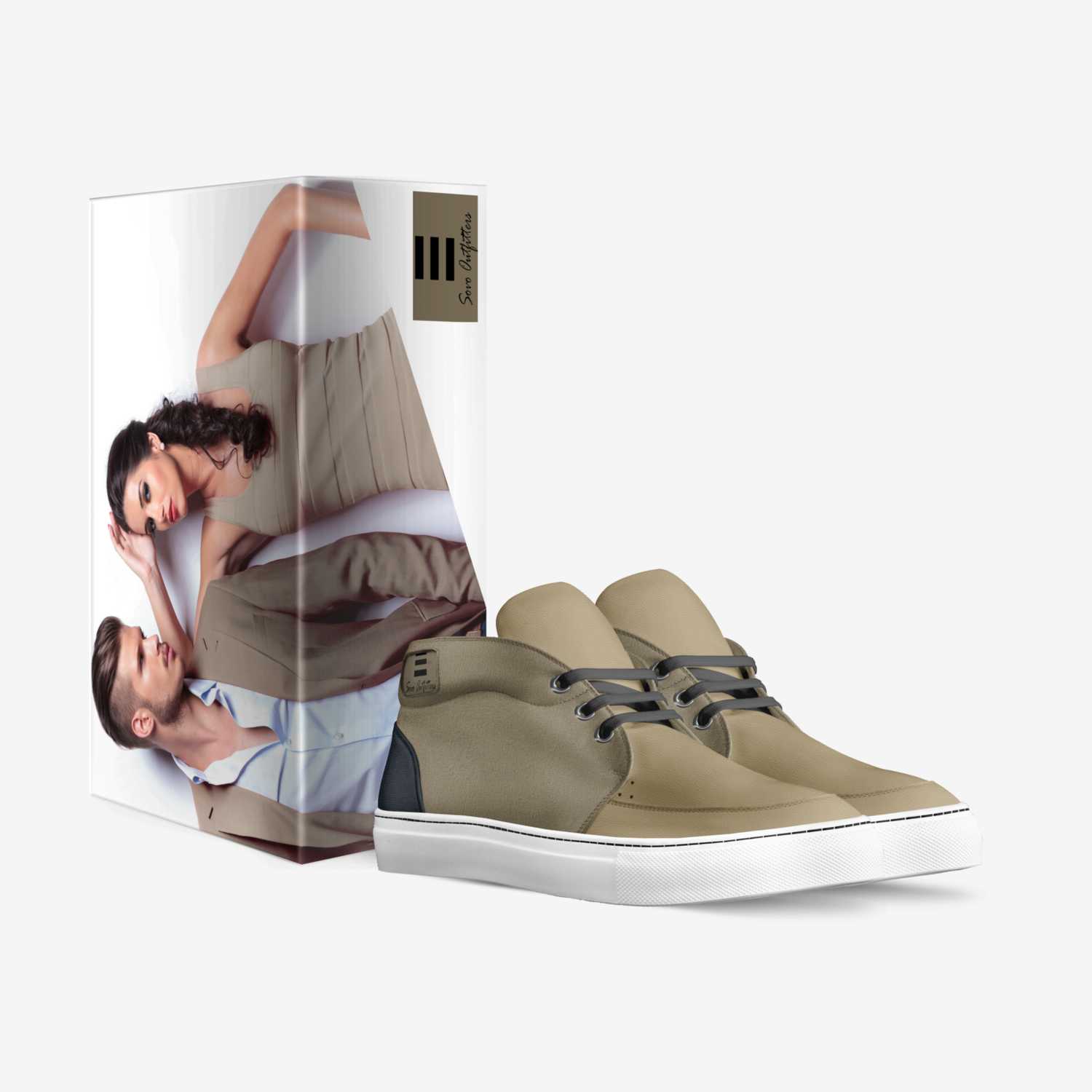 Suedes custom made in Italy shoes by Jaida Thompson | Box view