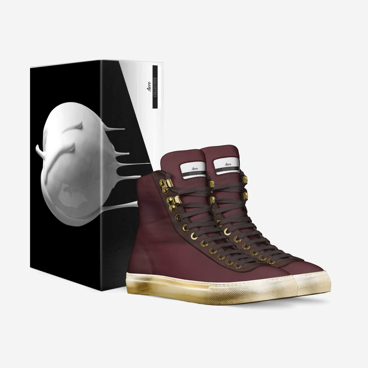 Aero custom made in Italy shoes by Diego Peavy | Box view