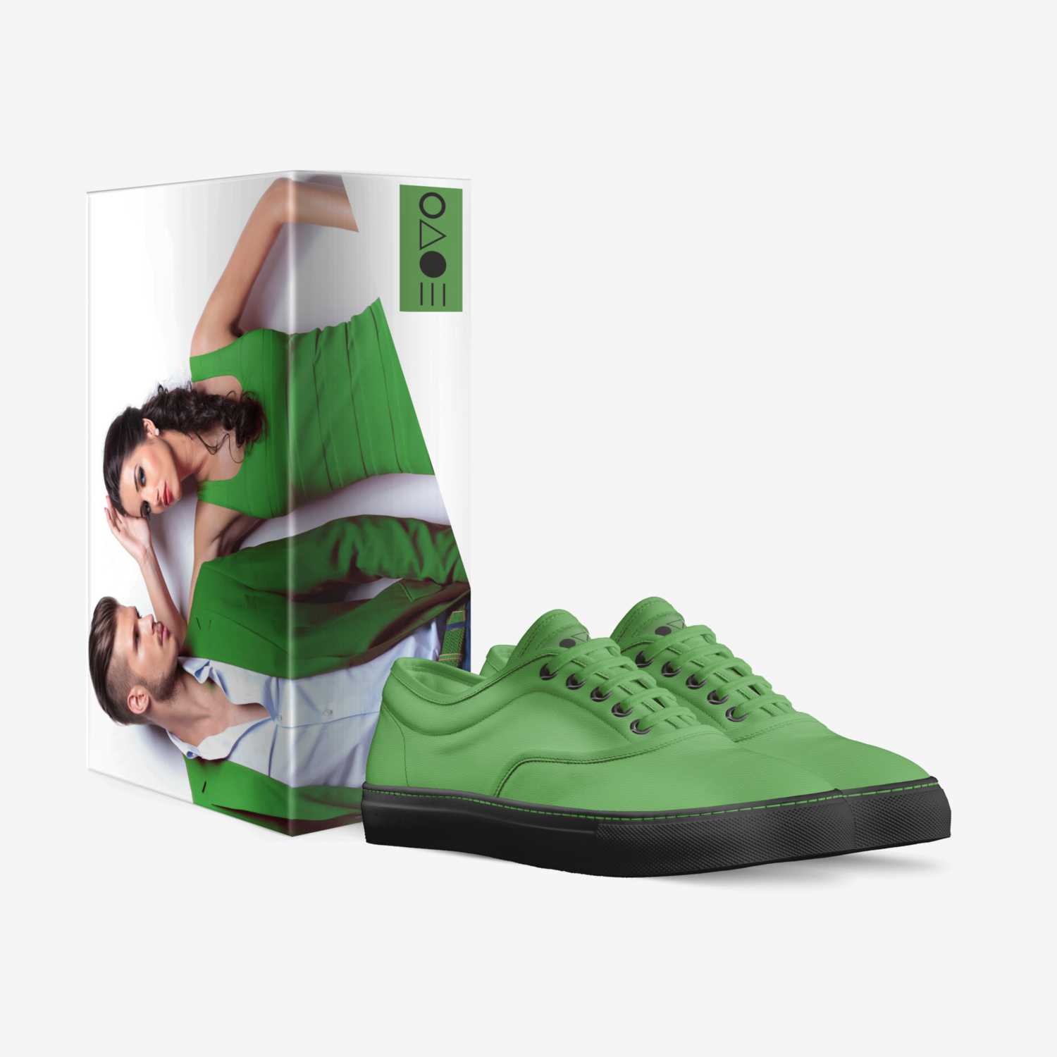 Mode custom made in Italy shoes by Jaida Thompson | Box view