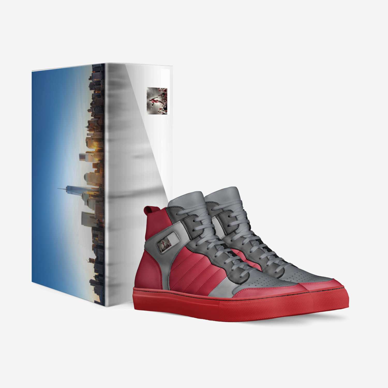 ohio state custom made in Italy shoes by Anthony Smith | Box view