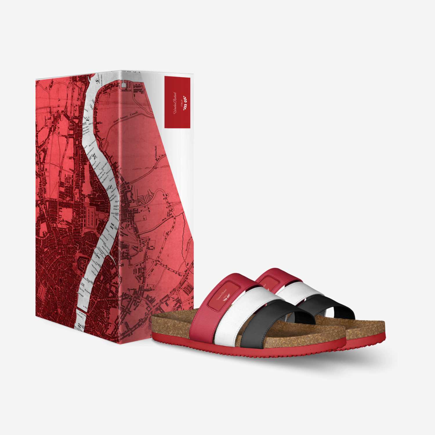 UnderRated  custom made in Italy shoes by Underrated Denim | Box view