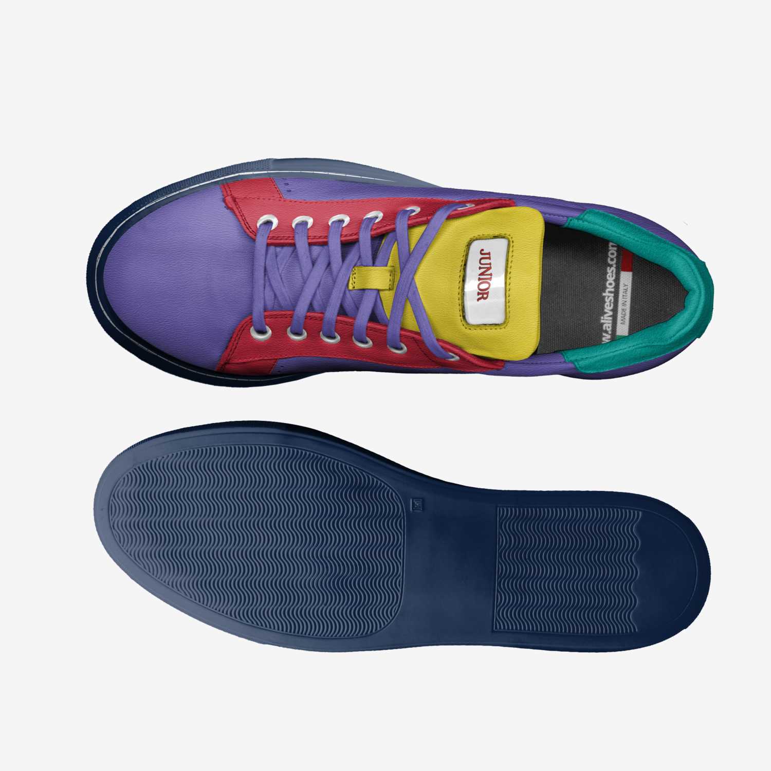 Street Gang custom made in Italy shoes by King Junior | Top view