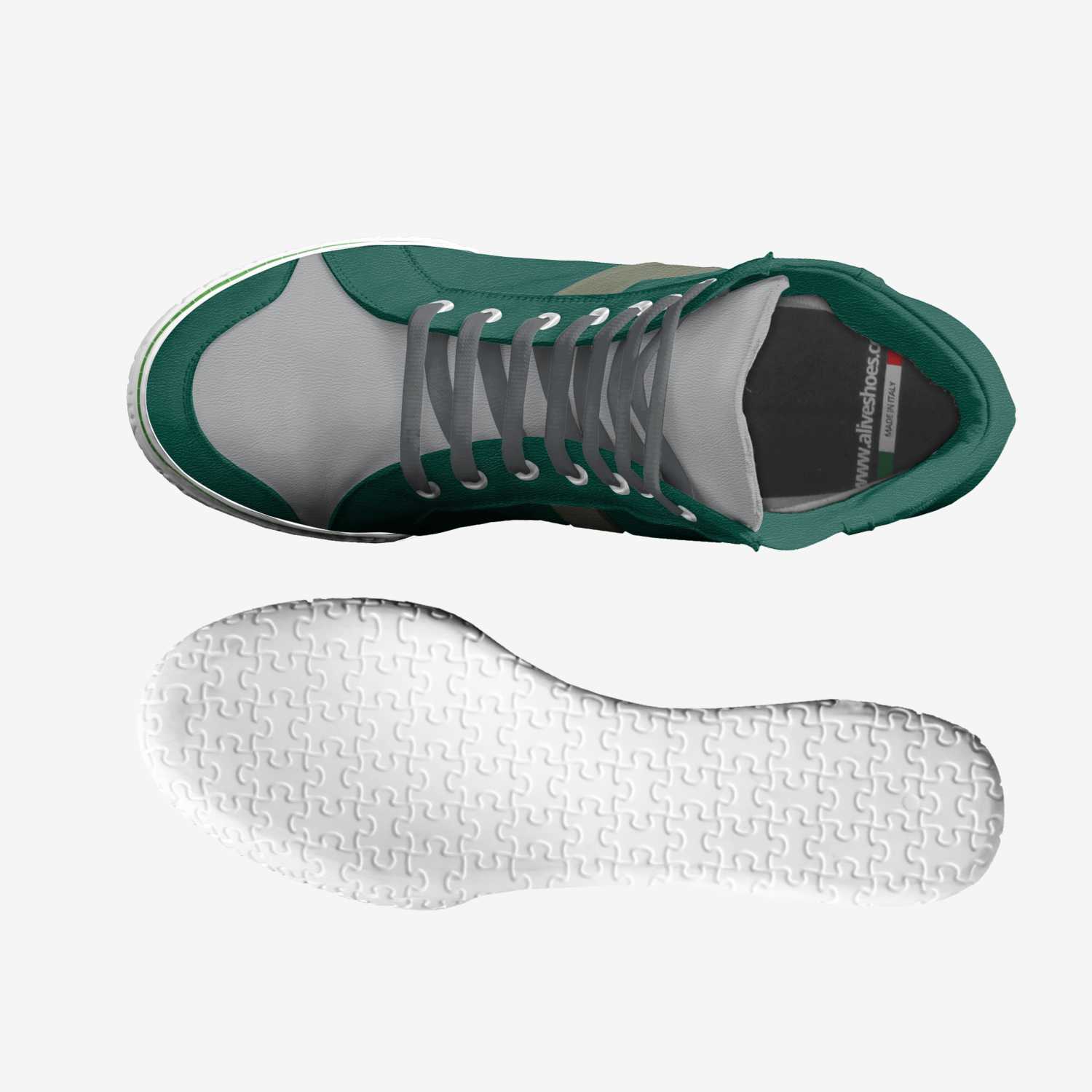 UnderRated  custom made in Italy shoes by Underrated Denim | Top view