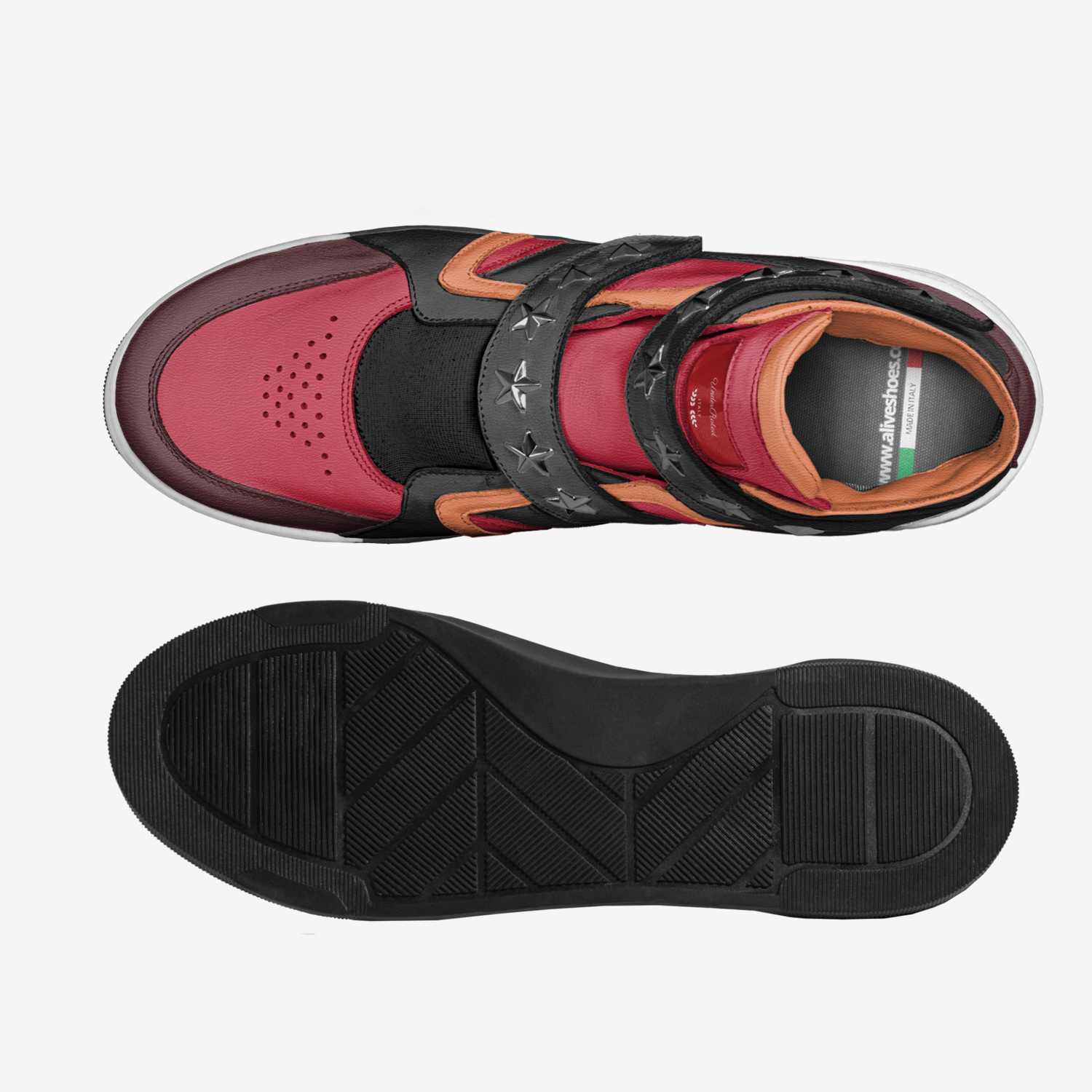 UnderRated  custom made in Italy shoes by Underrated Denim | Top view