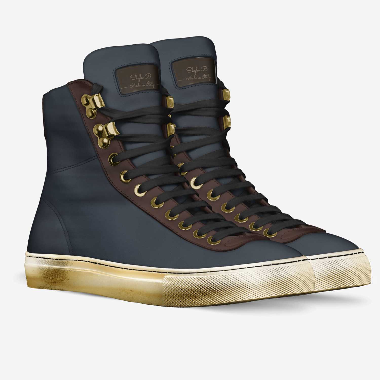 Shyla B custom made in Italy shoes by Shyla Chism | Double view