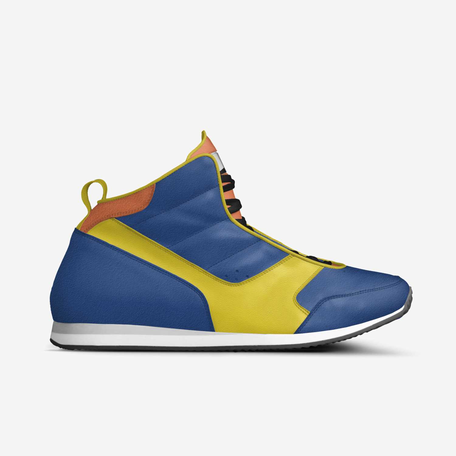 basketball custom made in Italy shoes by Jaden Hope Miner | Side view