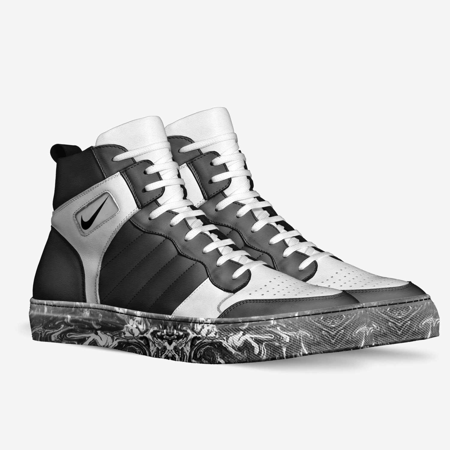 hackers custom made in Italy shoes by Adam | Double view