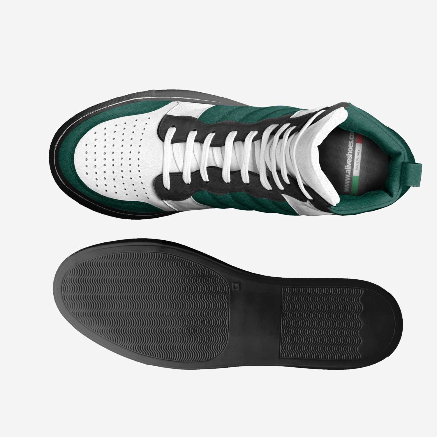 spartans custom made in Italy shoes by Adam | Top view