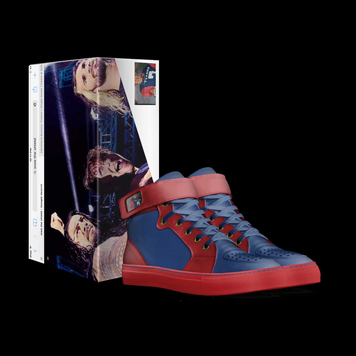 wwe custom shoes