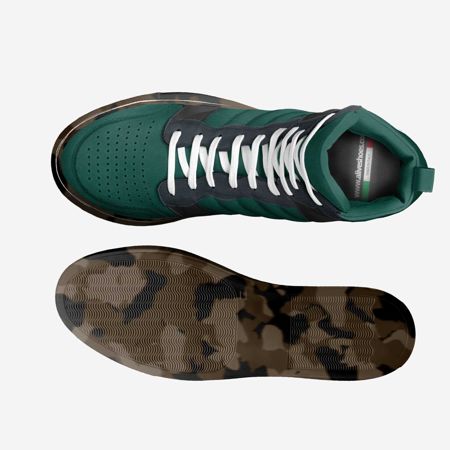 UnderRated  custom made in Italy shoes by Underrated Denim | Top view