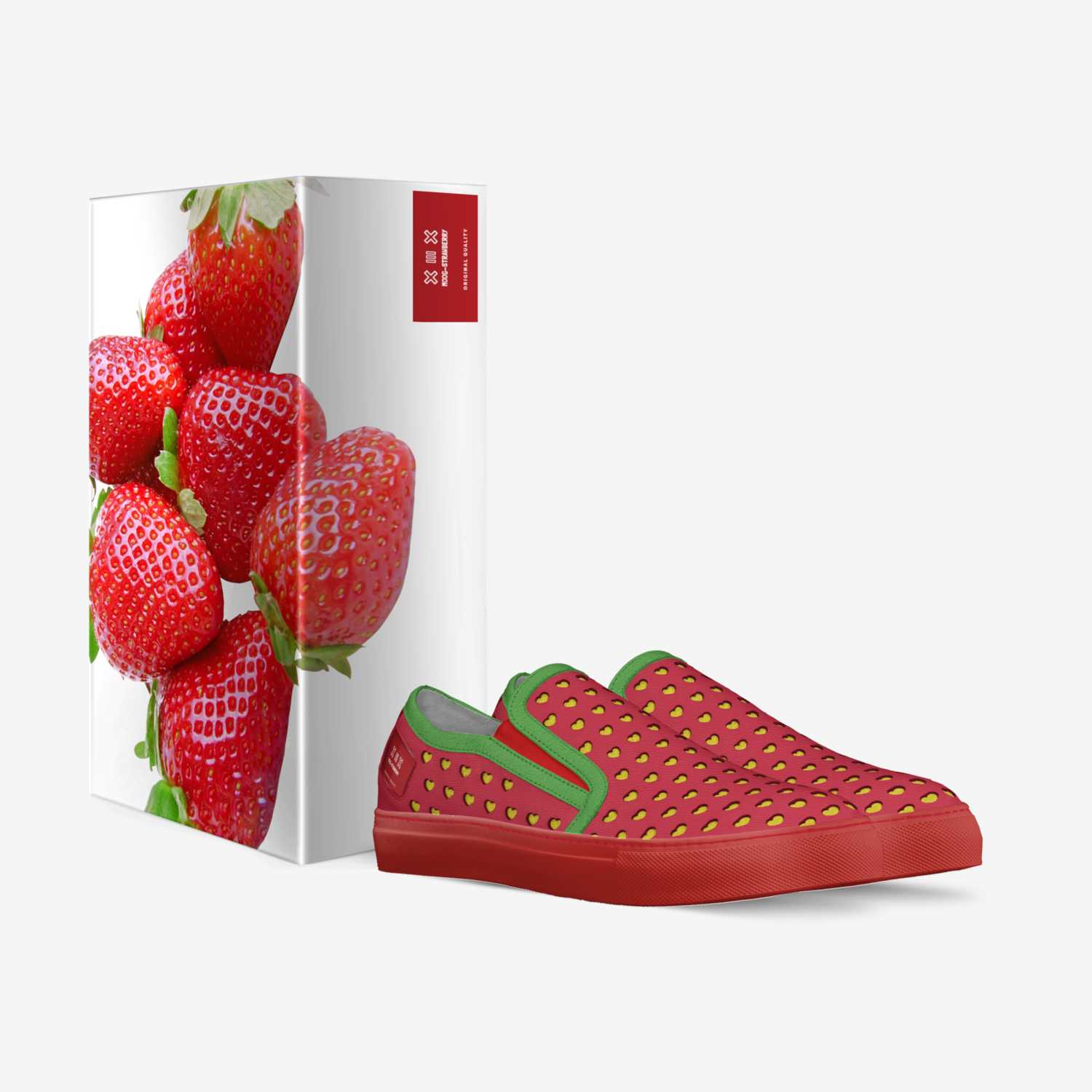 MOOG-STRAWBERRY custom made in Italy shoes by Erika Dunkelheit | Box view