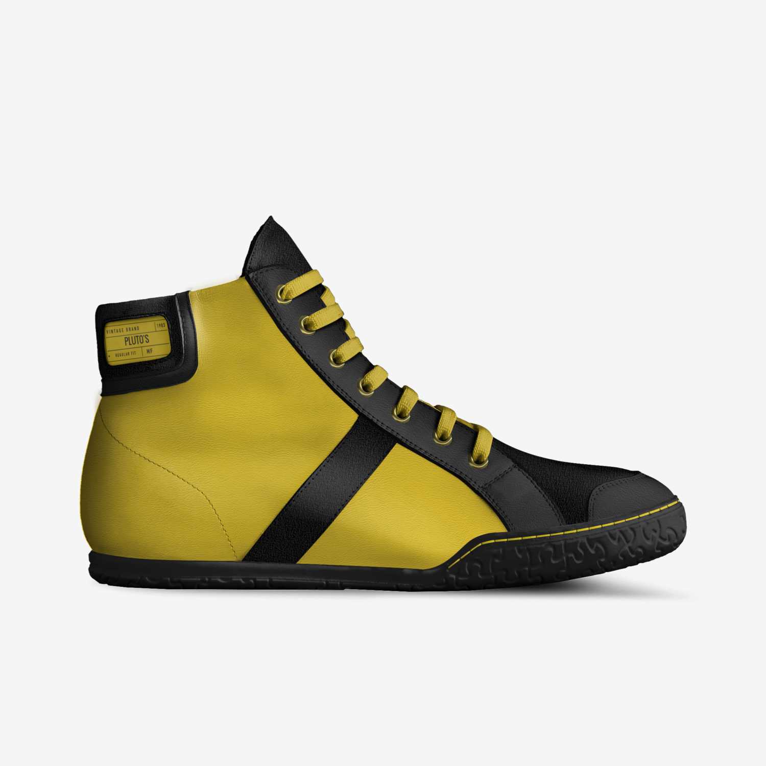 Pluto's  custom made in Italy shoes by Terrence Wheaton | Side view