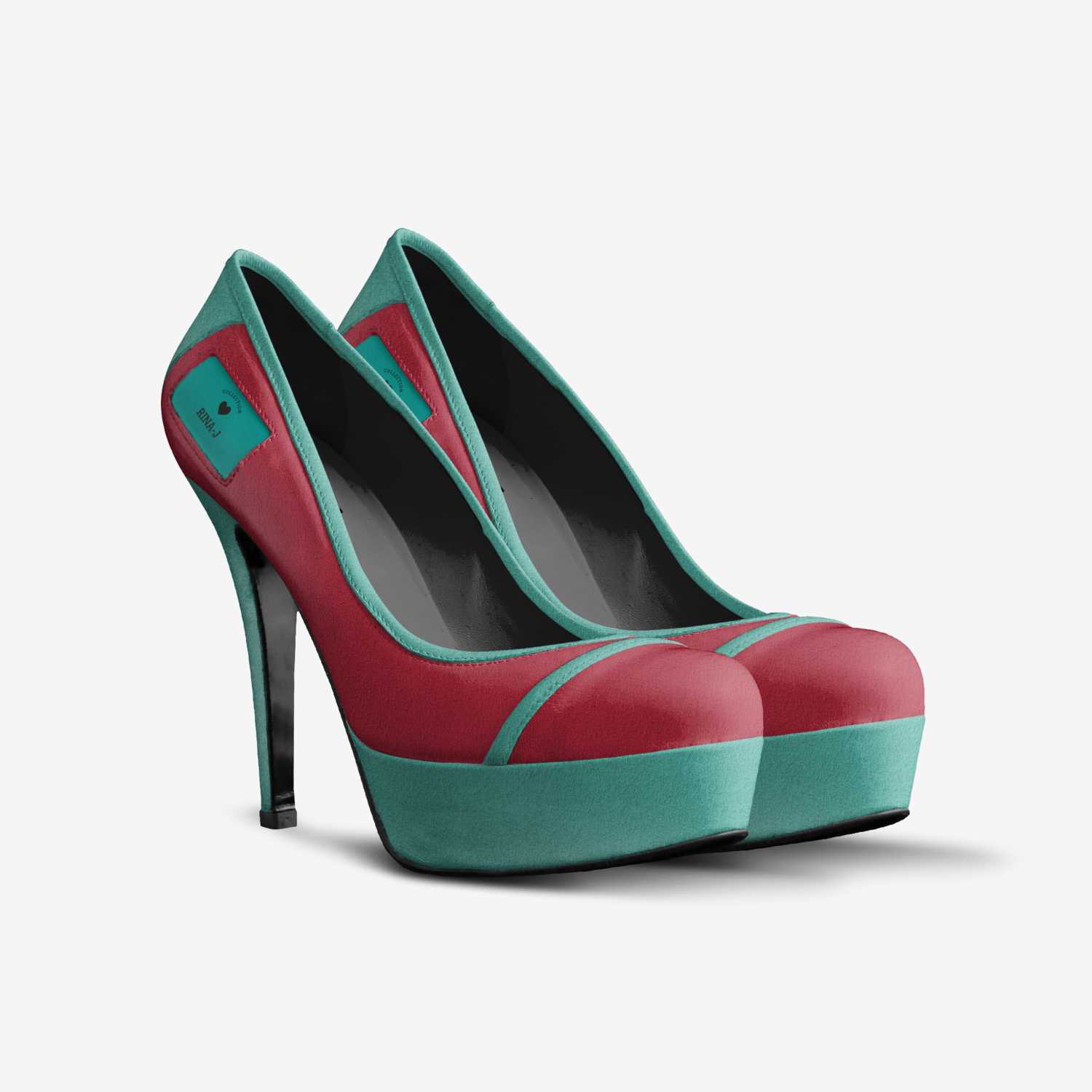 RINA-J custom made in Italy shoes by ♡rina-j Designs♡ | Double view