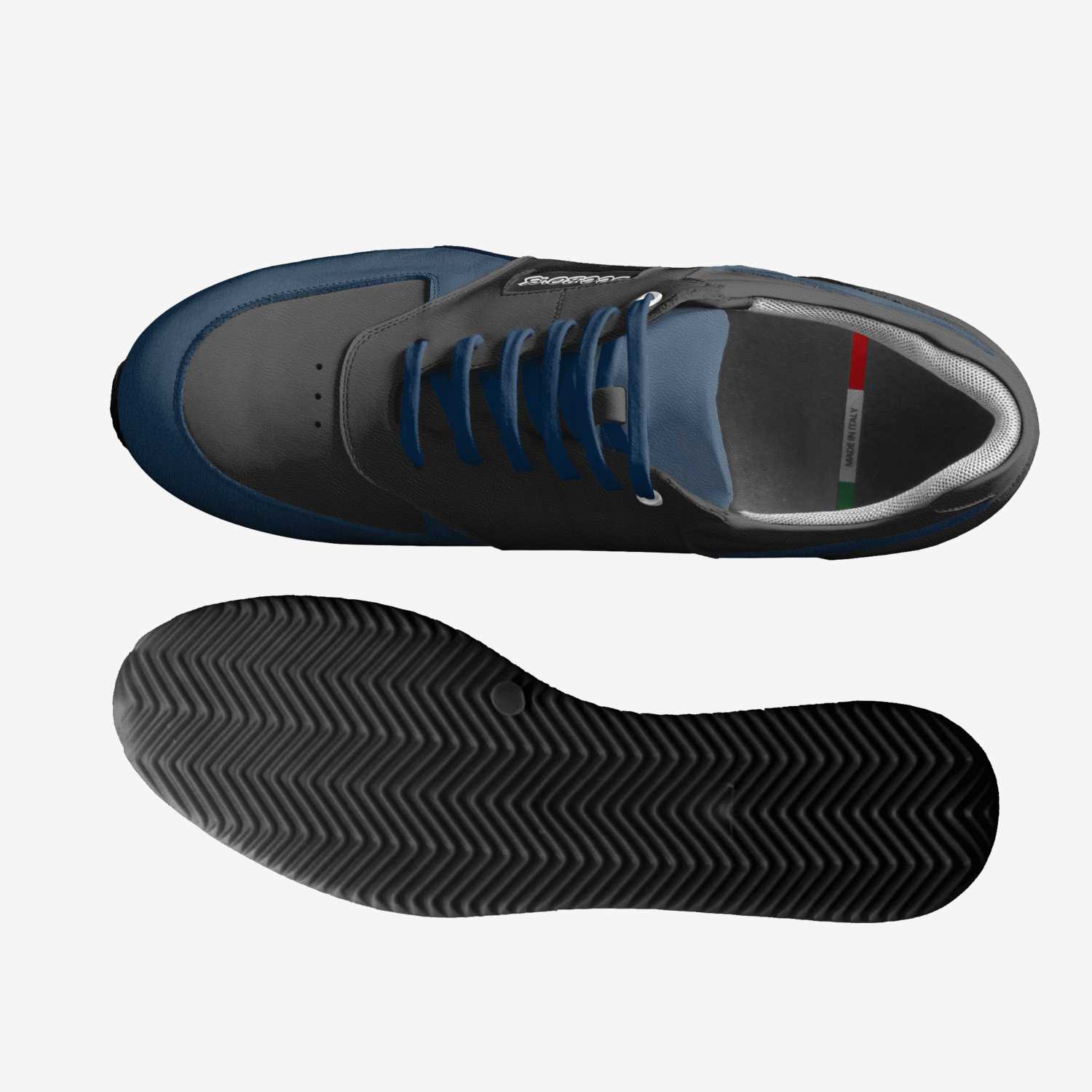 DEEBO'S custom made in Italy shoes by Laroderick Mcgee | Top view