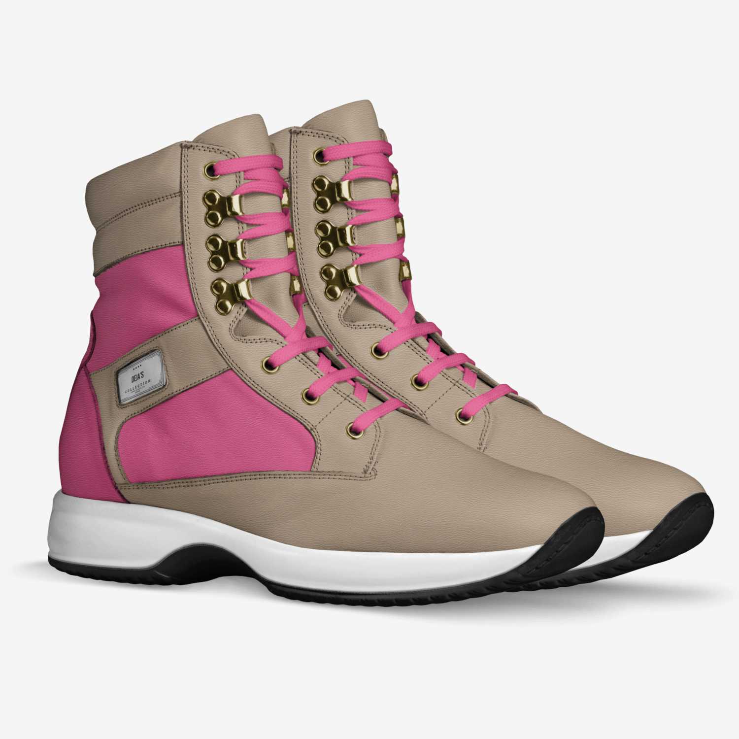 DEJA'S custom made in Italy shoes by Janiah Young | Double view