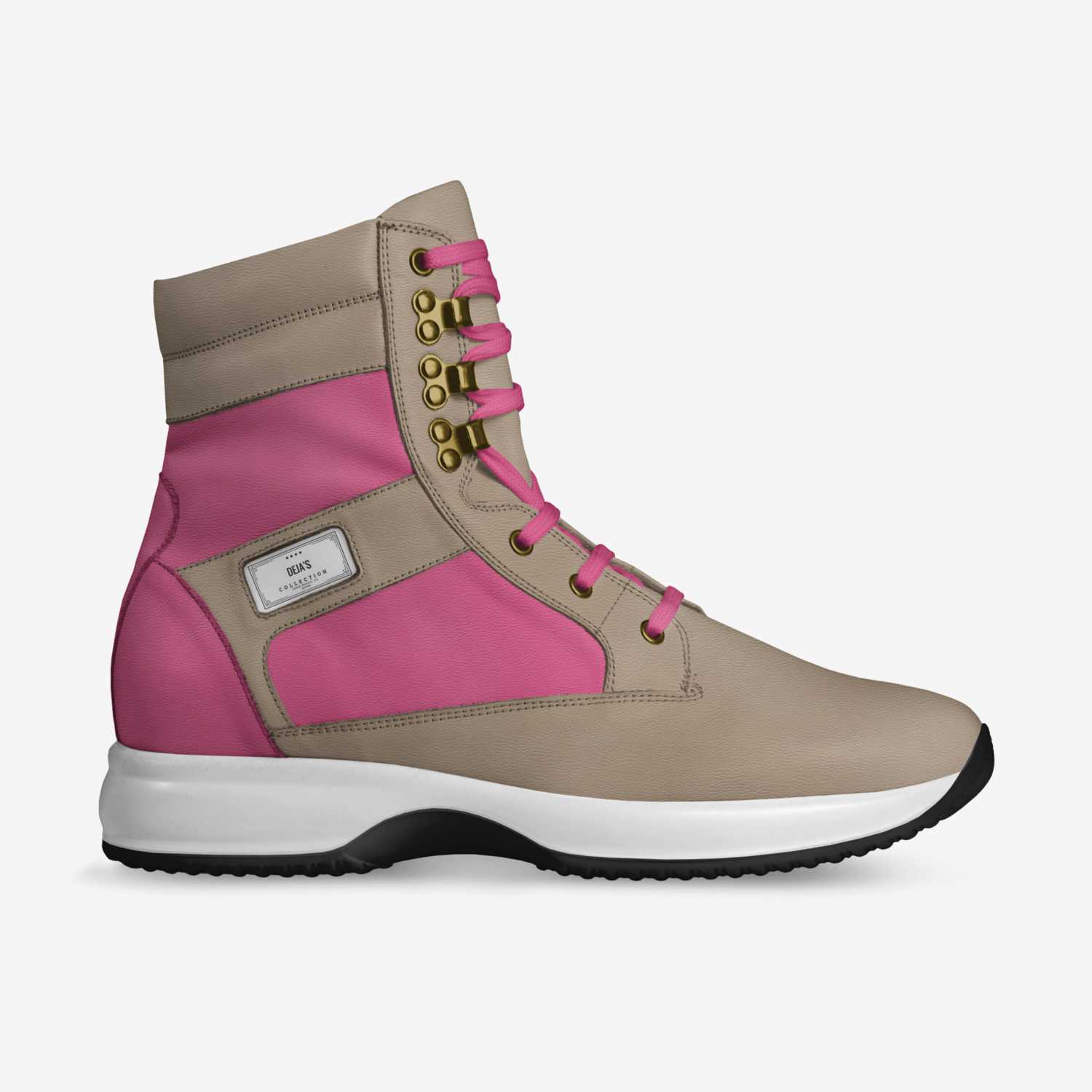 DEJA'S custom made in Italy shoes by Janiah Young | Side view