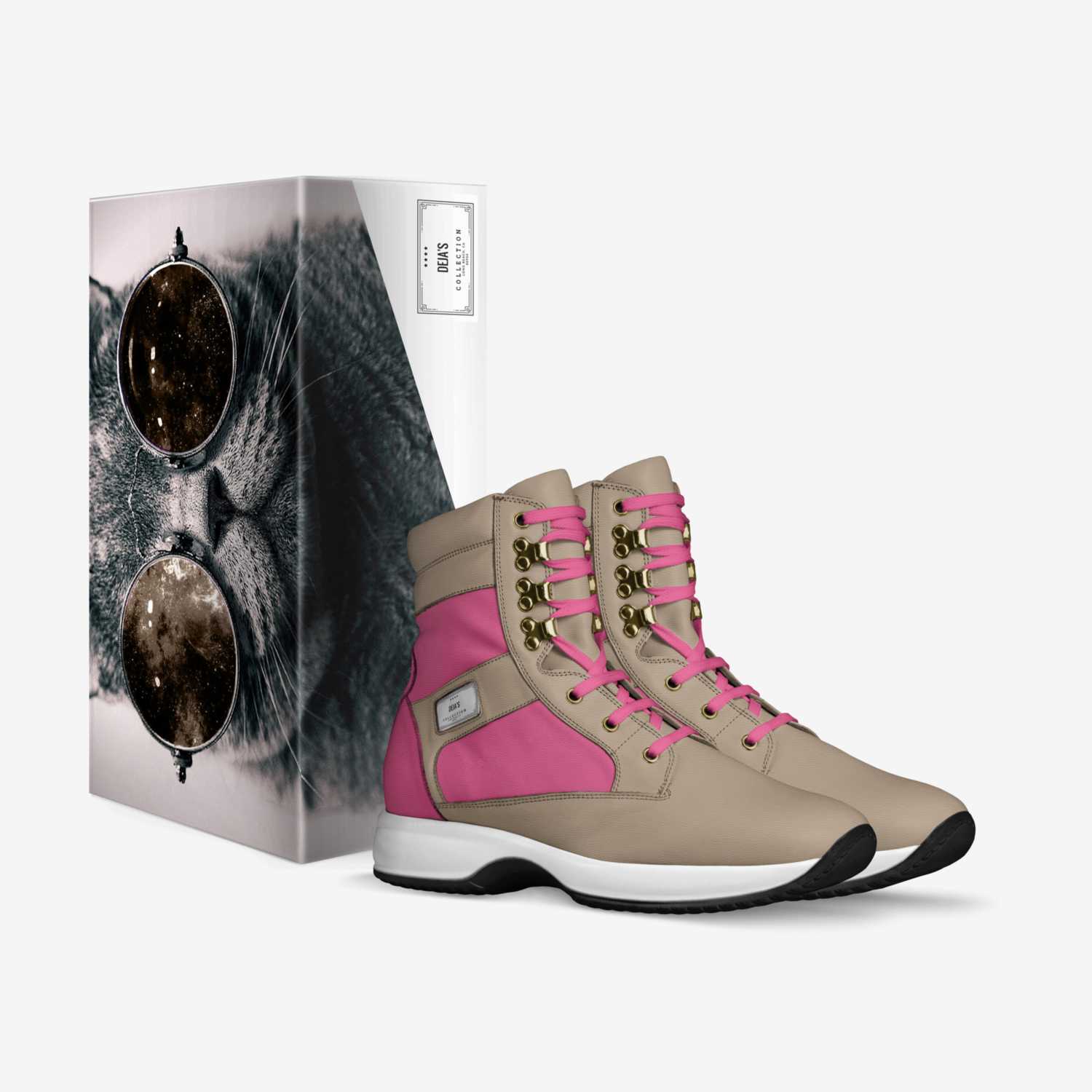 DEJA'S custom made in Italy shoes by Janiah Young | Box view
