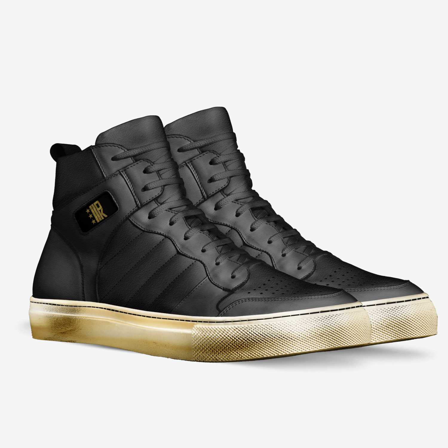District Kingz custom made in Italy shoes by Ibrahim Harris | Double view