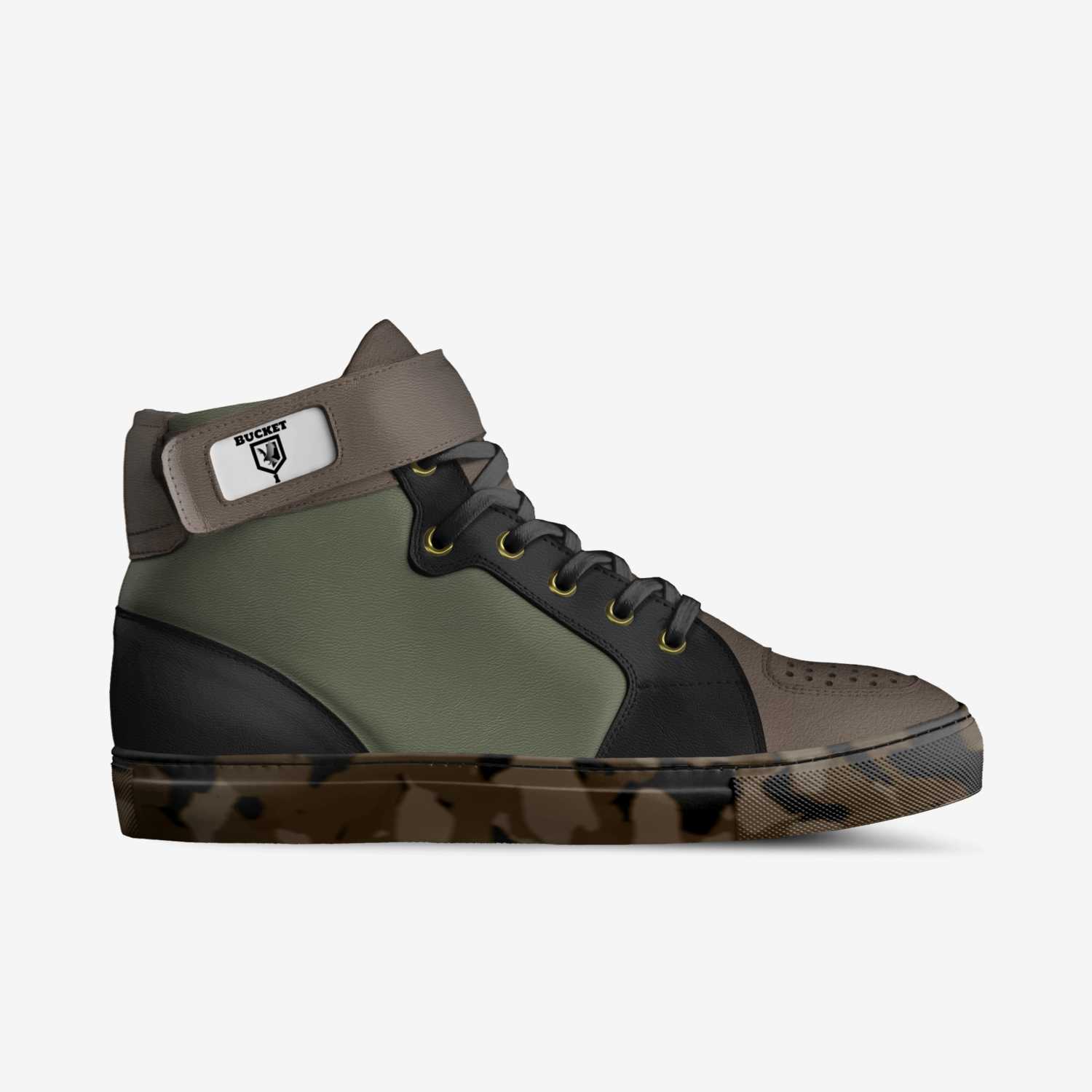 Bucket 1 custom made in Italy shoes by Joey Bucketts | Side view