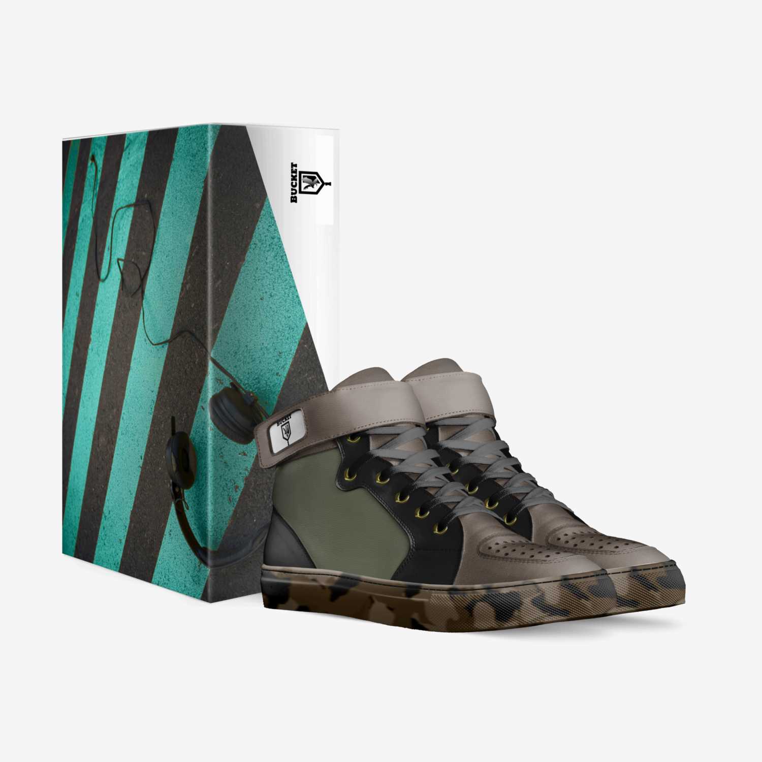 Bucket 1 custom made in Italy shoes by Joey Bucketts | Box view