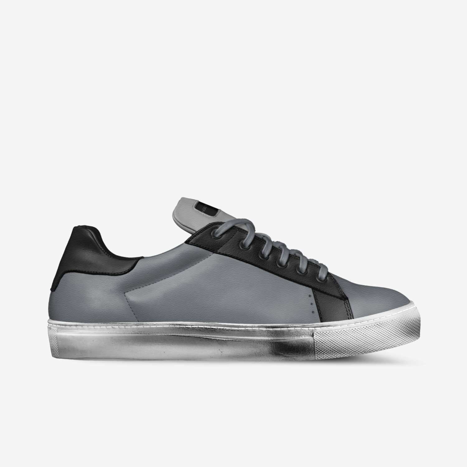 Pointer custom made in Italy shoes by Fatma Almesned | Side view