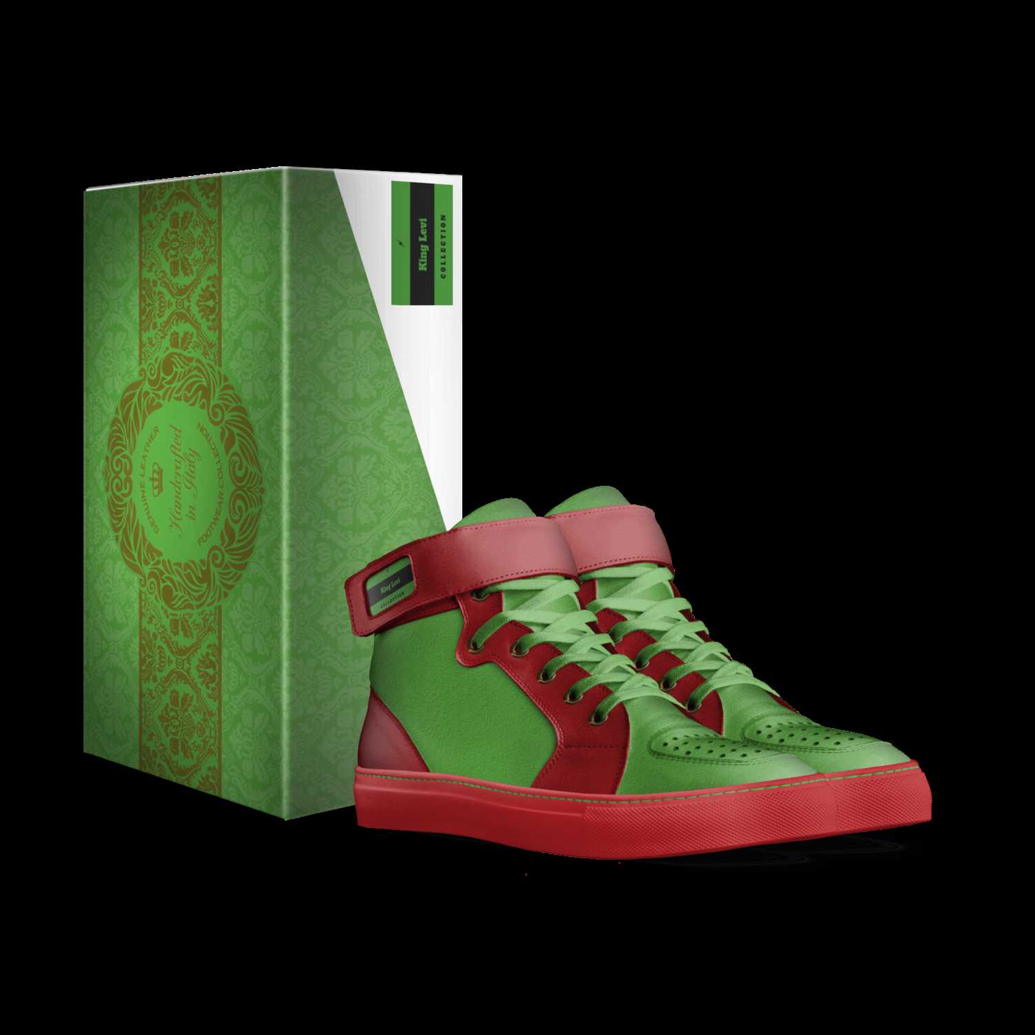 green levi shoes