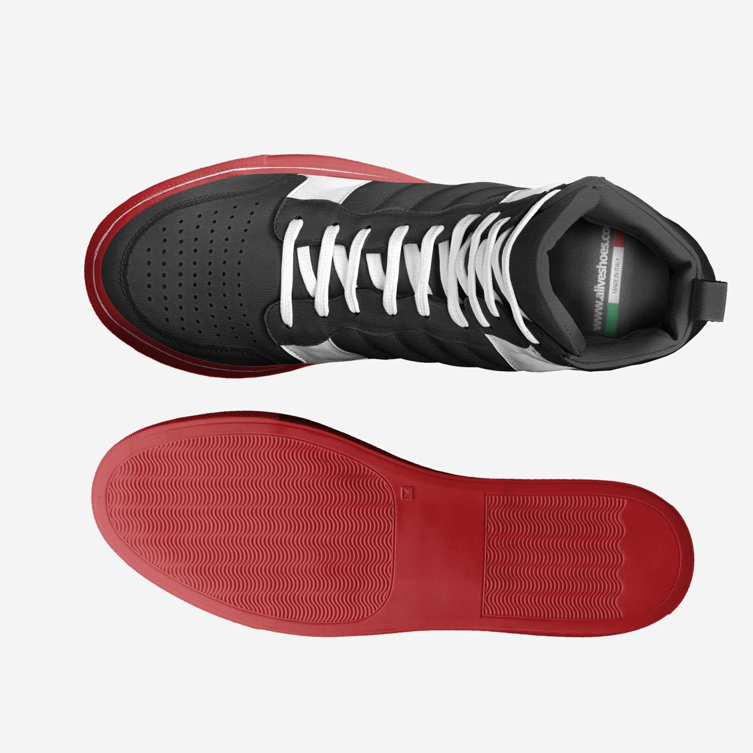 Kingz Nation custom made in Italy shoes by Nation Of Kingz | Top view