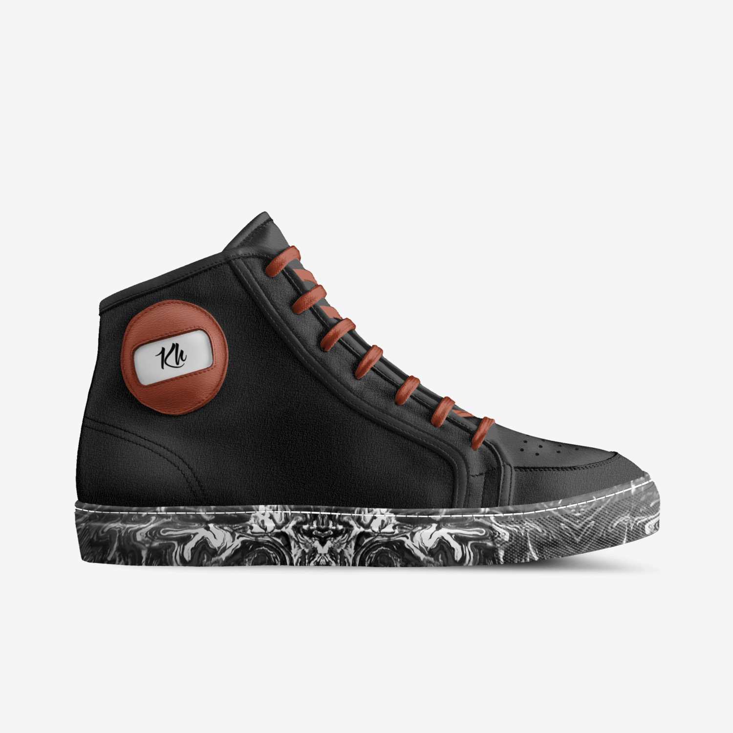 uno custom made in Italy shoes by Henry Kofi | Side view