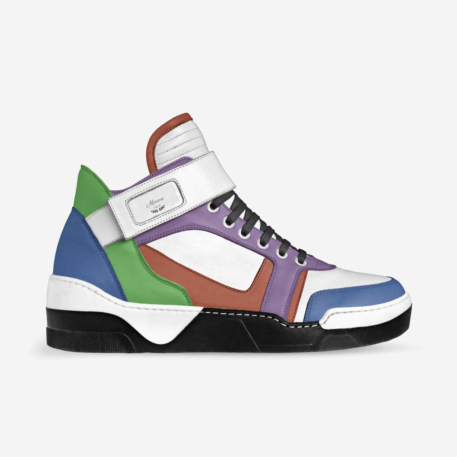Mirrors custom made in Italy shoes by Larceny Grands | Side view