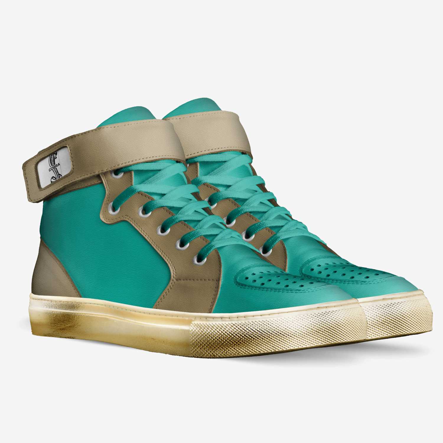 Cobras custom made in Italy shoes by Simon Charles Day | Double view