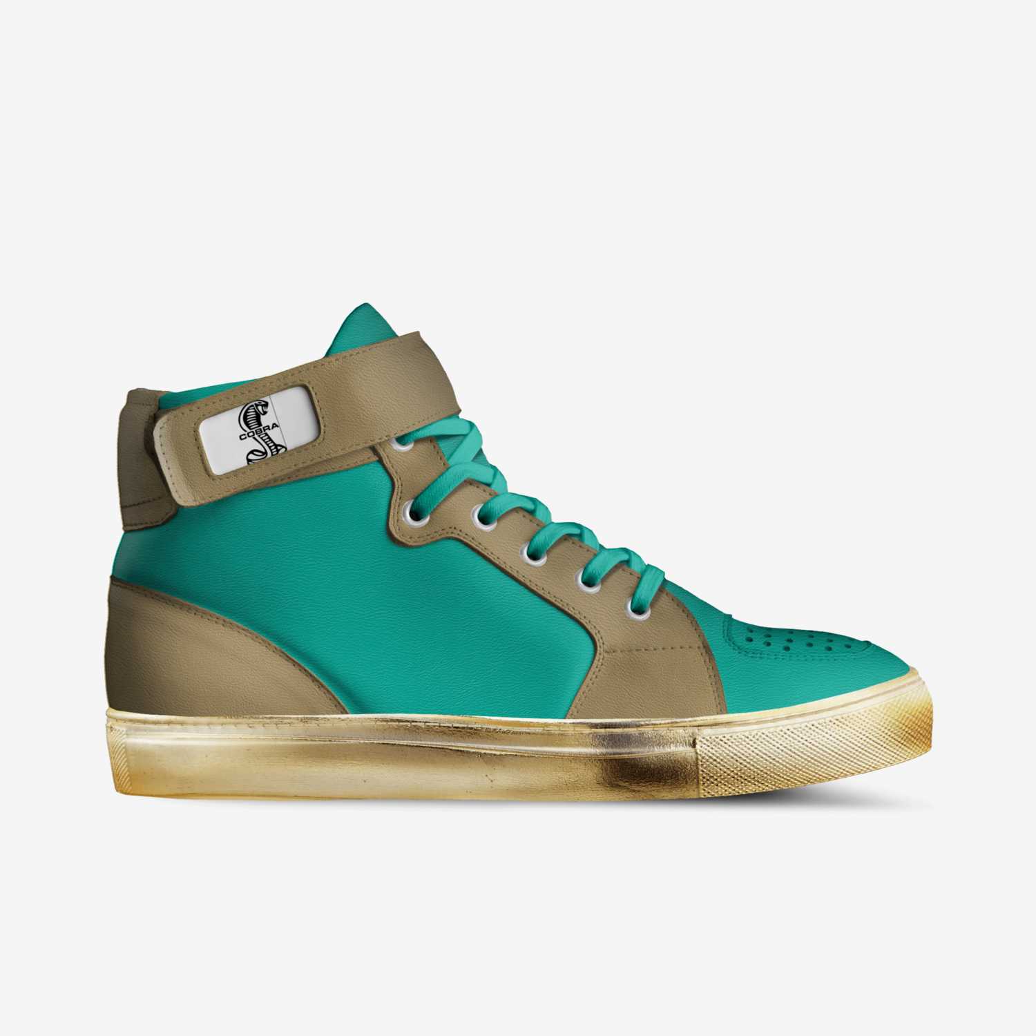 Cobras custom made in Italy shoes by Simon Charles Day | Side view