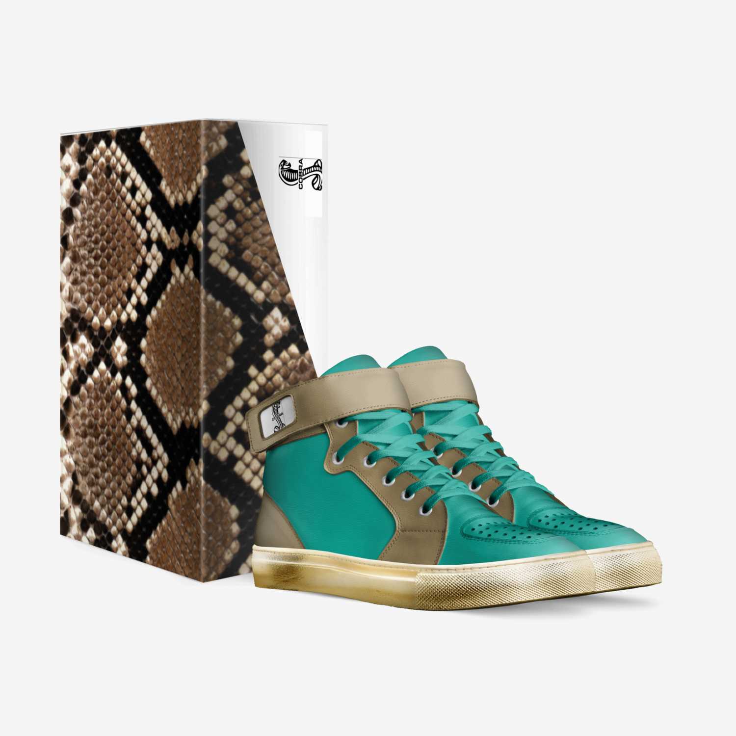 Cobras custom made in Italy shoes by Simon Charles Day | Box view