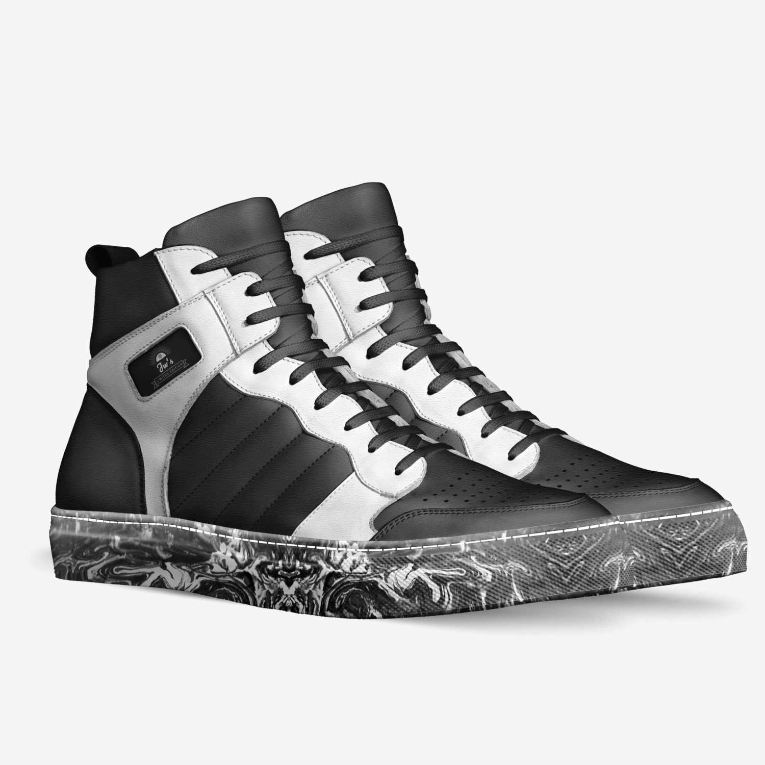Jw's custom made in Italy shoes by Jordan Worthy | Double view