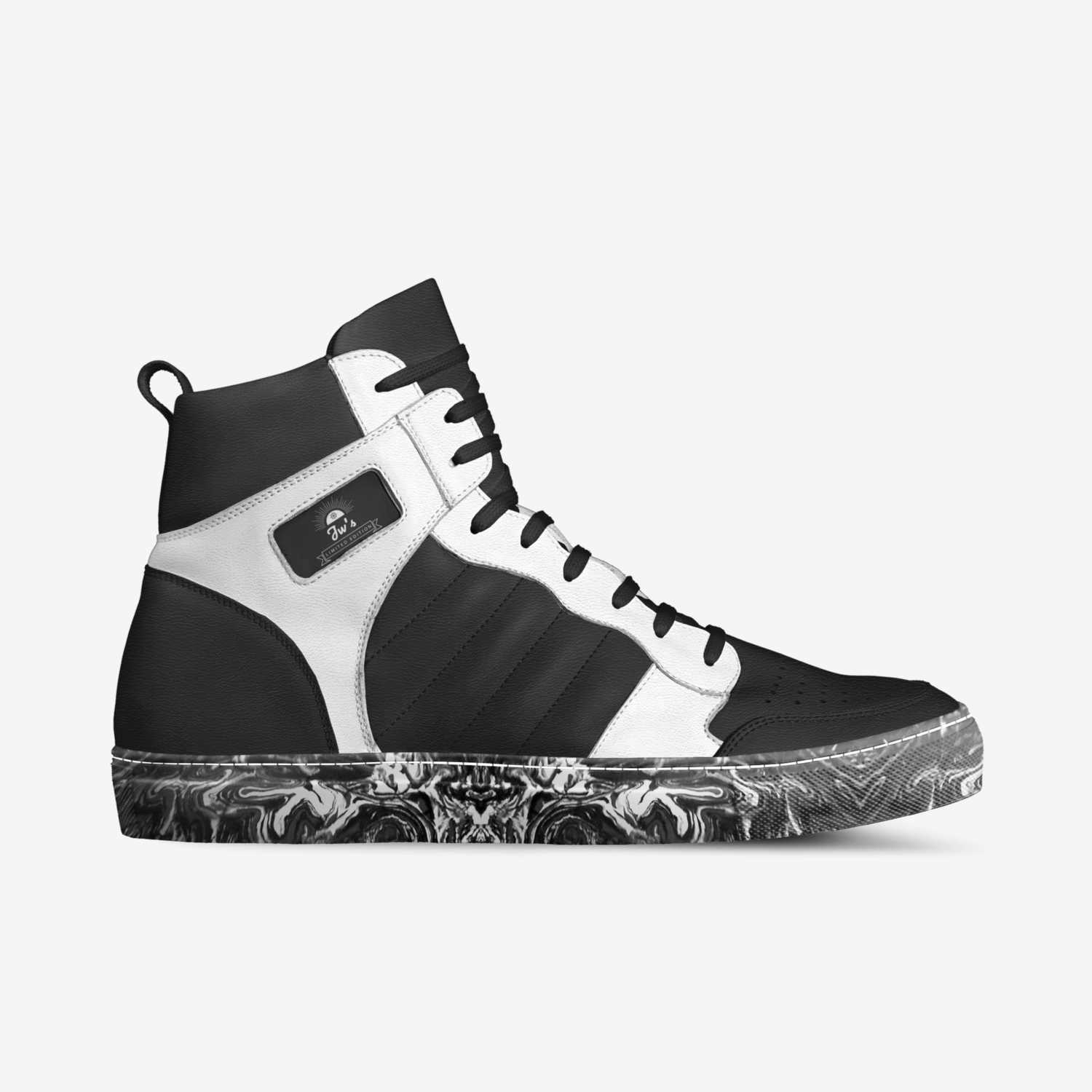 Jw's custom made in Italy shoes by Jordan Worthy | Side view